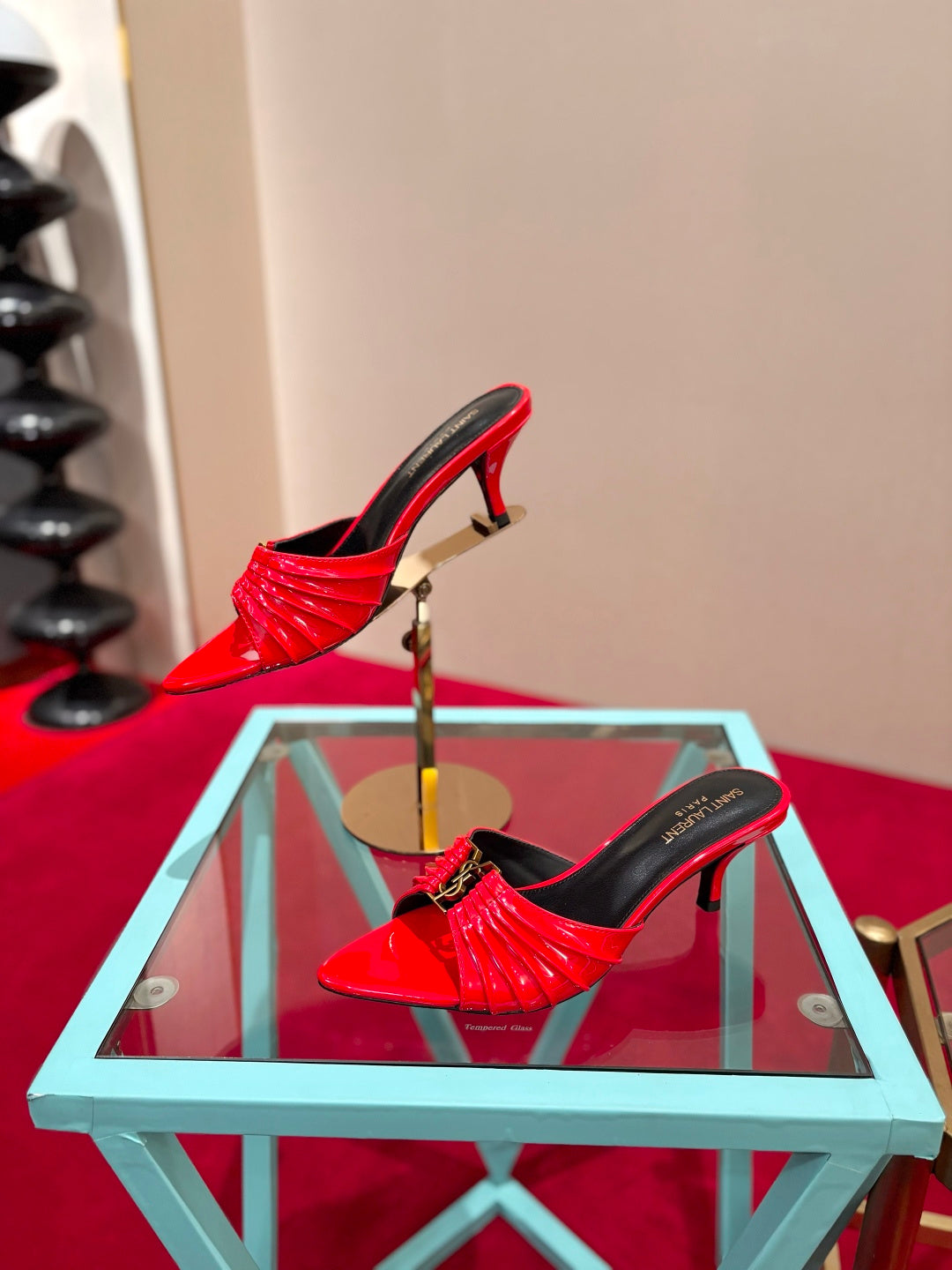 YSL 2026 Sandal Smooth Calfskin 925205