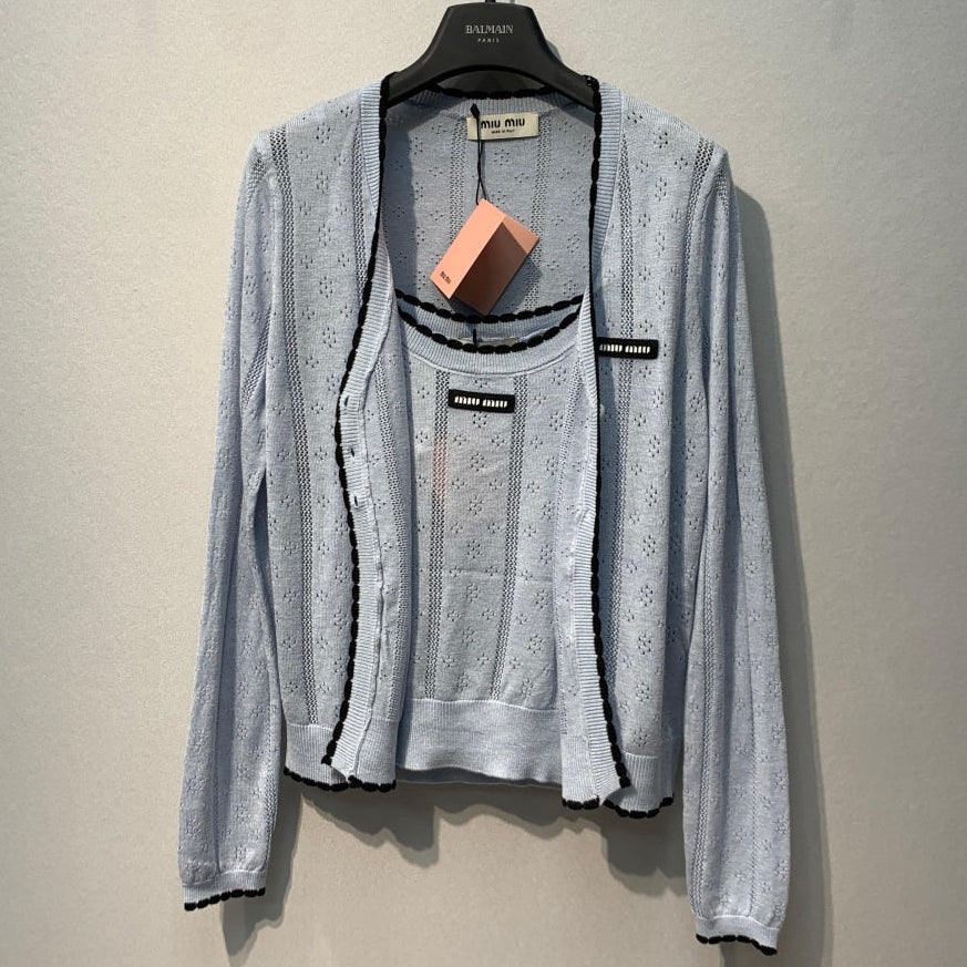 Miumiu 2026 Set Cardigan Knit 421145