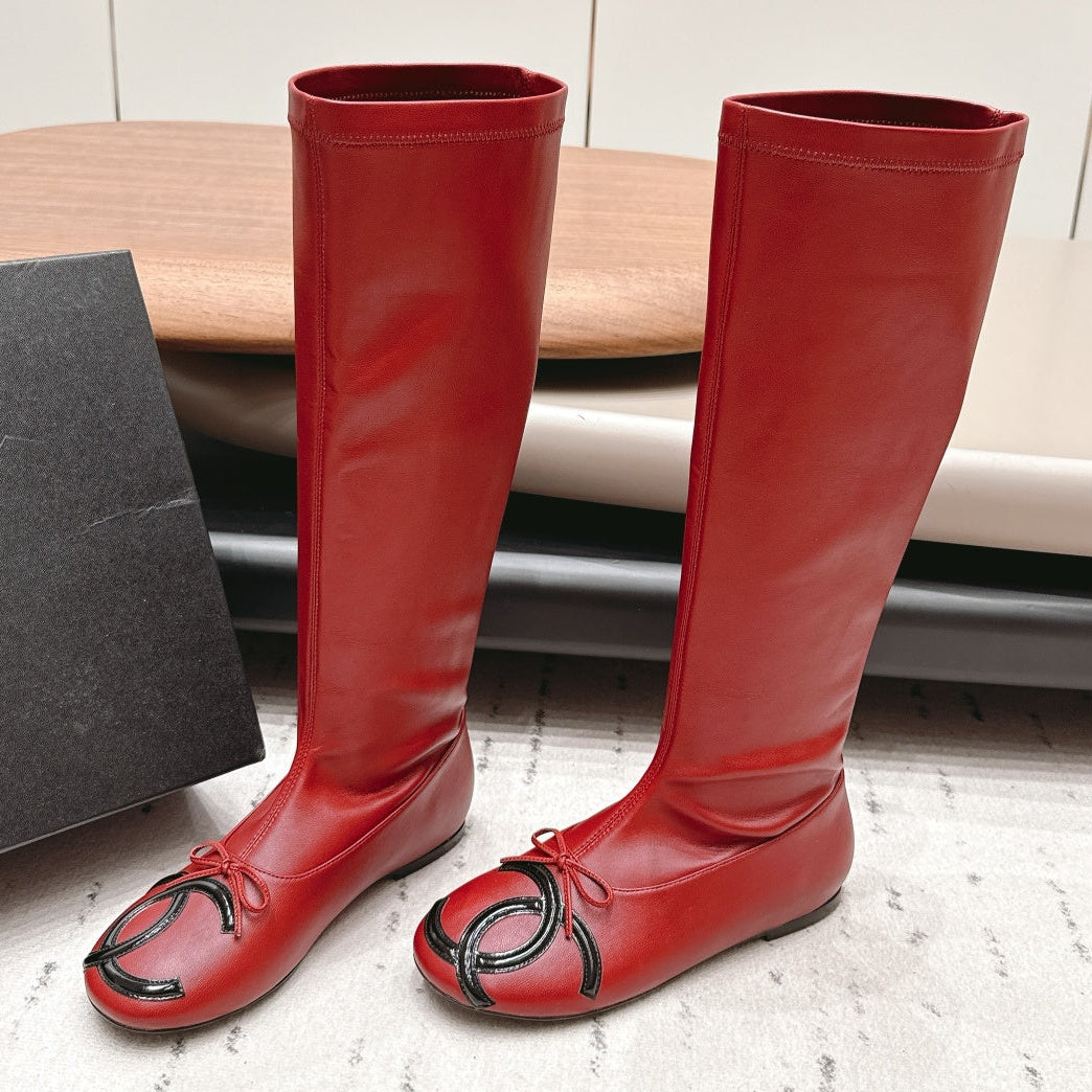 Chanel 2026 Knee-High Boots Sheepskin 175848