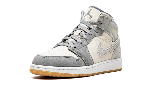 Nike Jordan 1 Mid SE Coconut Milk Particle Grey Suede