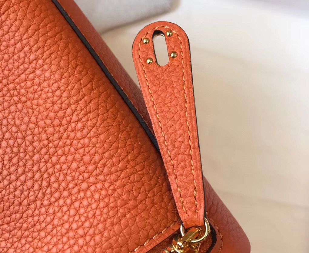 HM Mini Lindy 20cm Clemence Leather