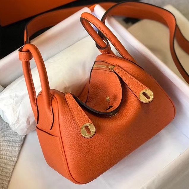 HM Mini Lindy 20cm Clemence Leather