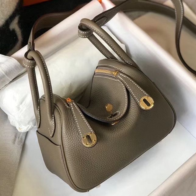 HM Mini Lindy 20cm Clemence Leather