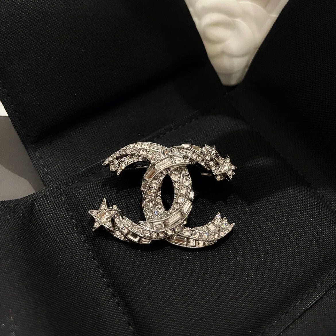 CC Brooch Silver 158816