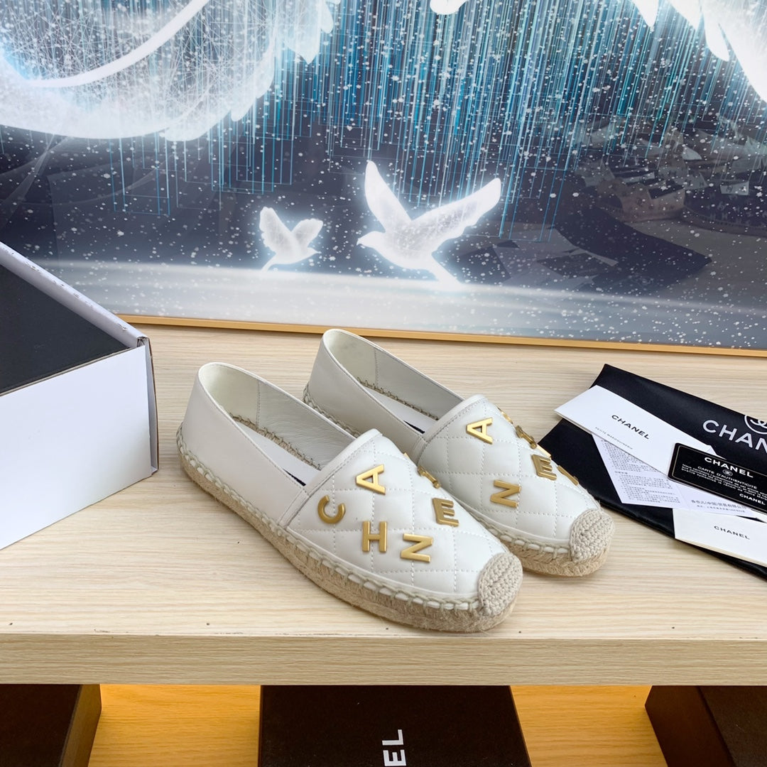 Chanel 2026 Summer Espadrille Shoes Patent Leather 825058