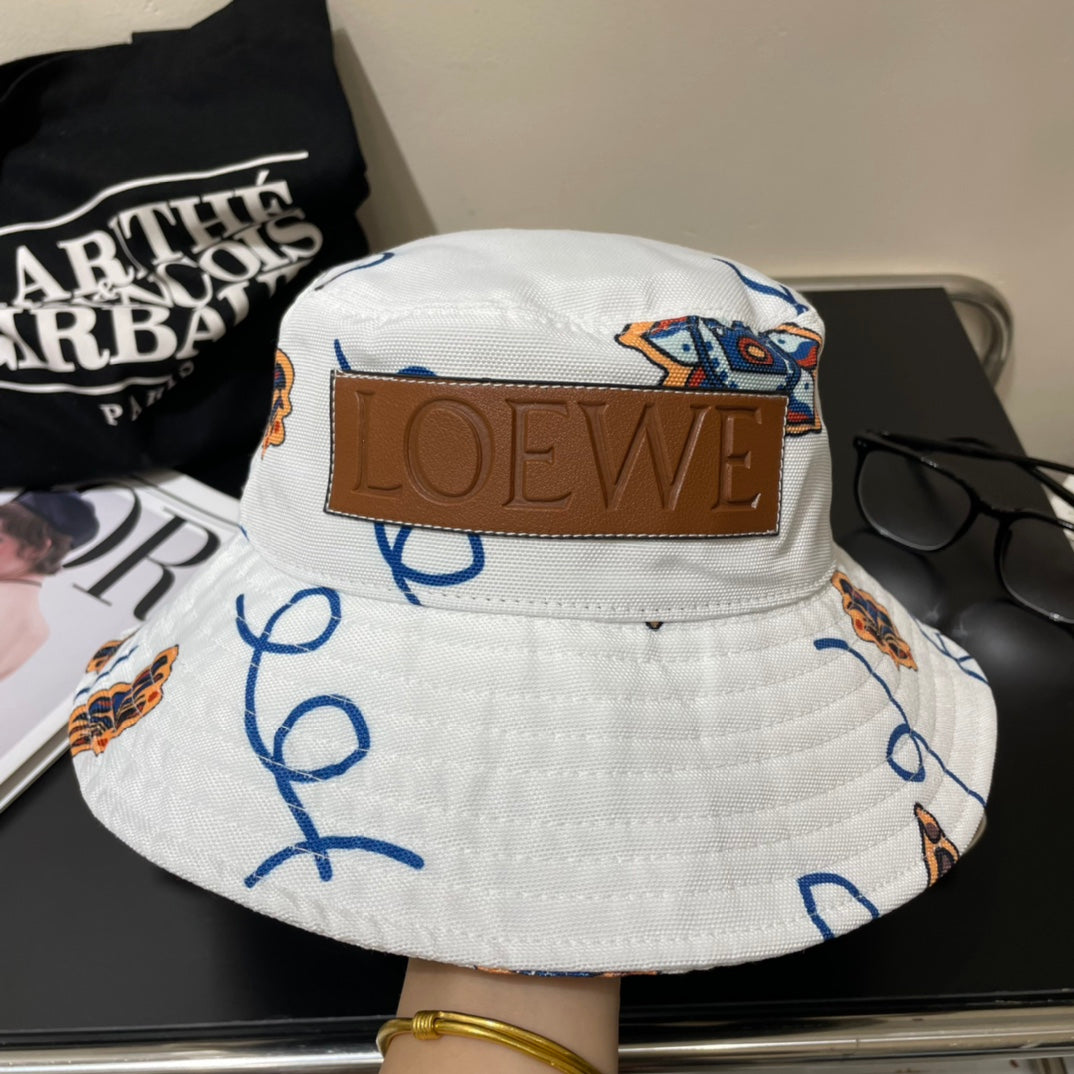 Loewe Paula's Ibiza Bucket Hat With Striking Print 291872