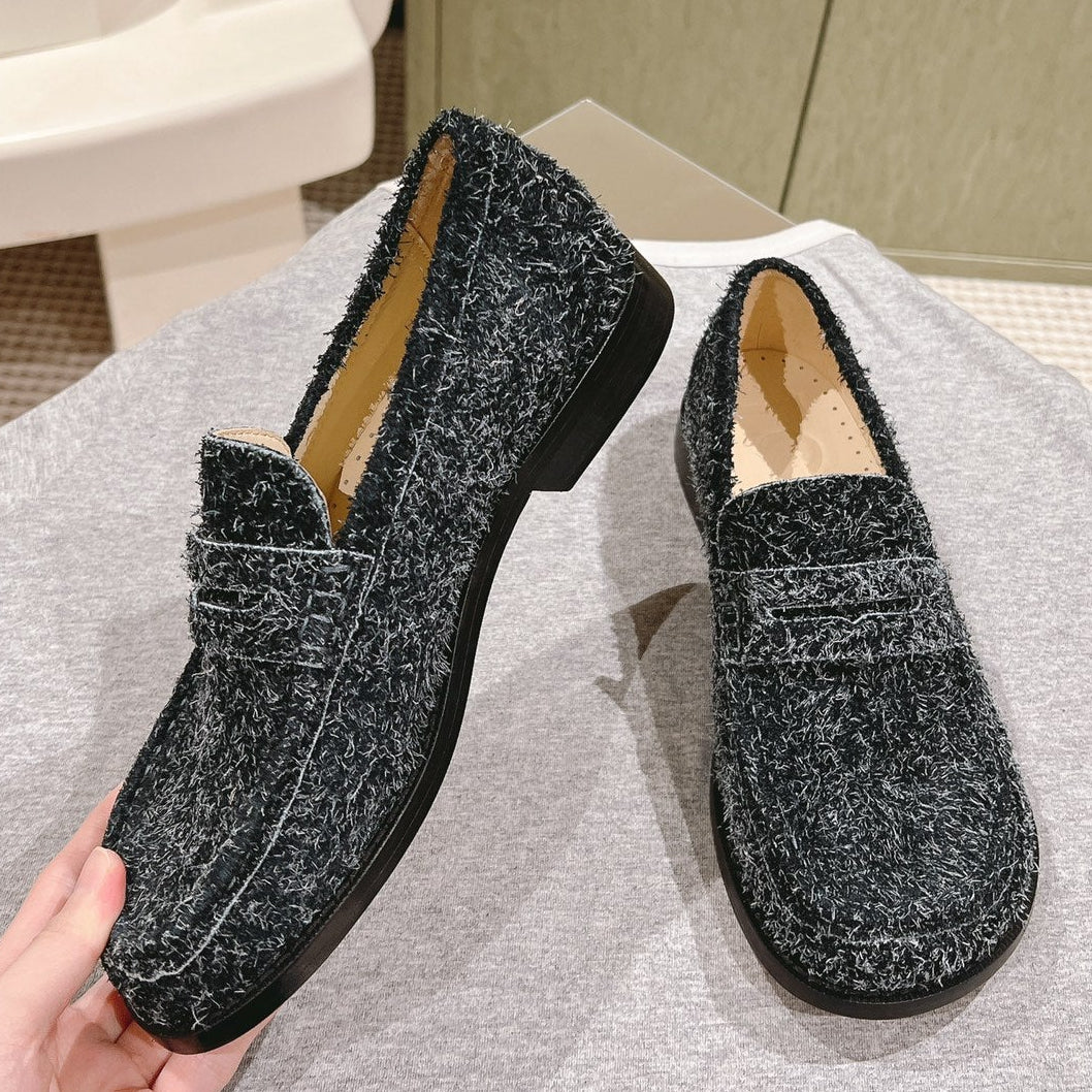 Loewe 2026 Campo Loafers Wool 653950