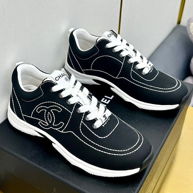 Chanel 2026 CC Logo Sneakers Fabric 986968