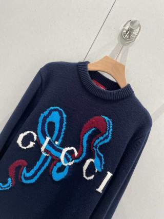 Gucci 25 Round Neck Knitted Sweater Wool 209540
