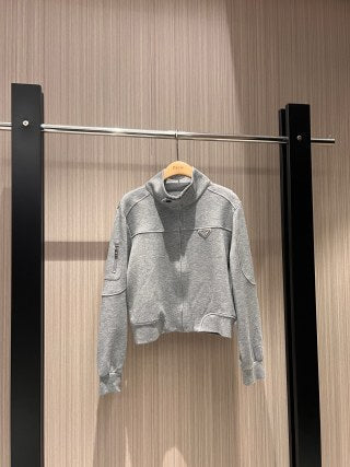 Prada Jacket Black and Gray Nylon
