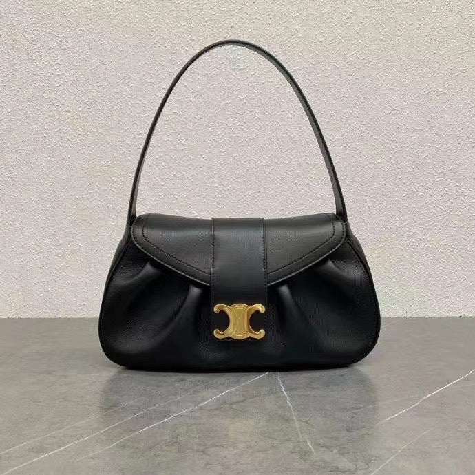 Celine 2026 Polly Shoulder Bag Lambskin 283627