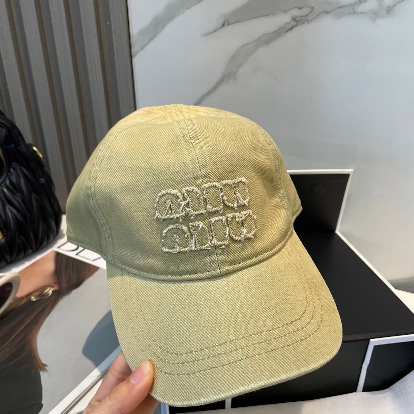 Miu Miu Dopamine-colored Baseball Cap 229221