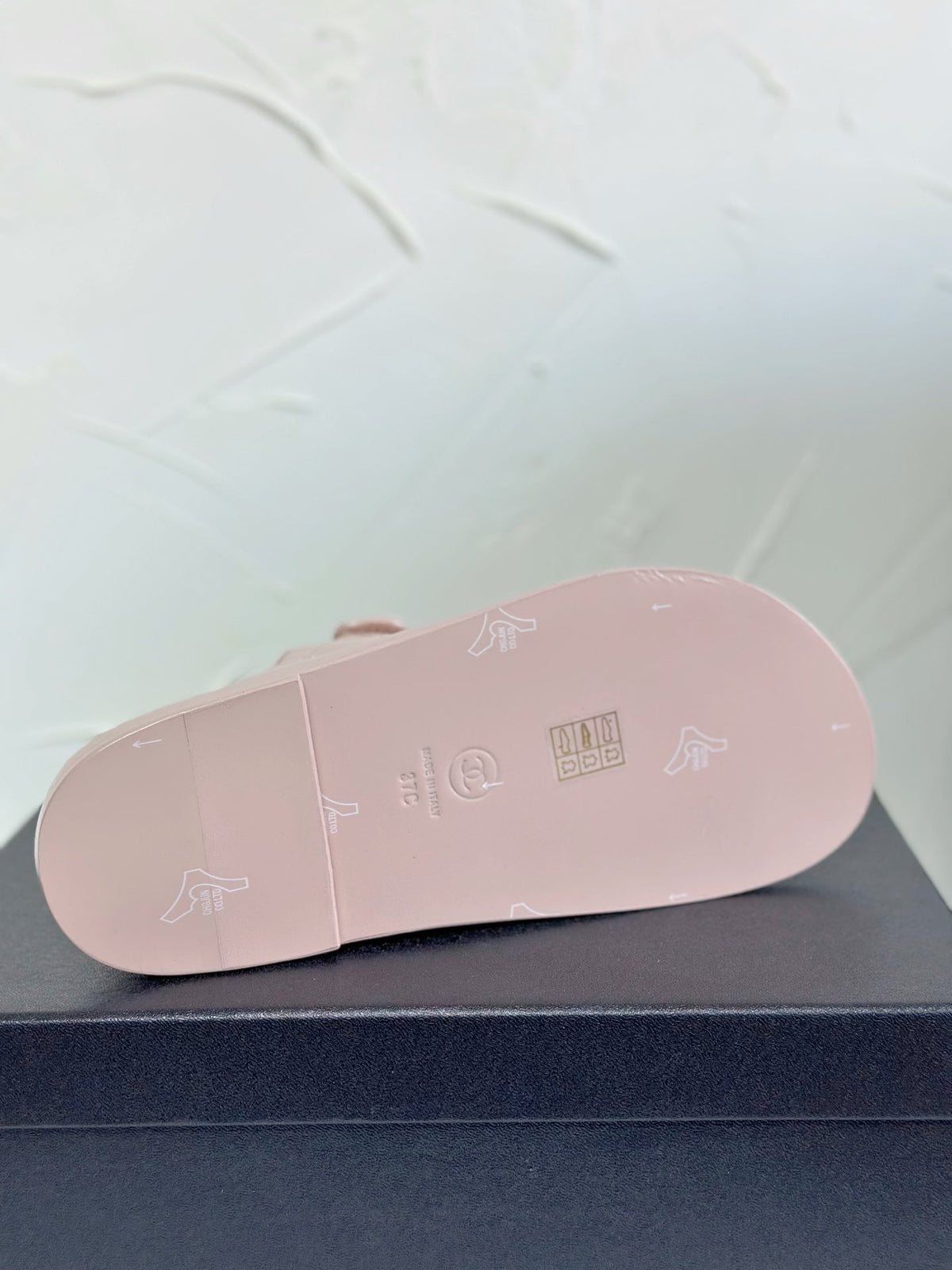 CC 25 Mules Light Pink Lambskin