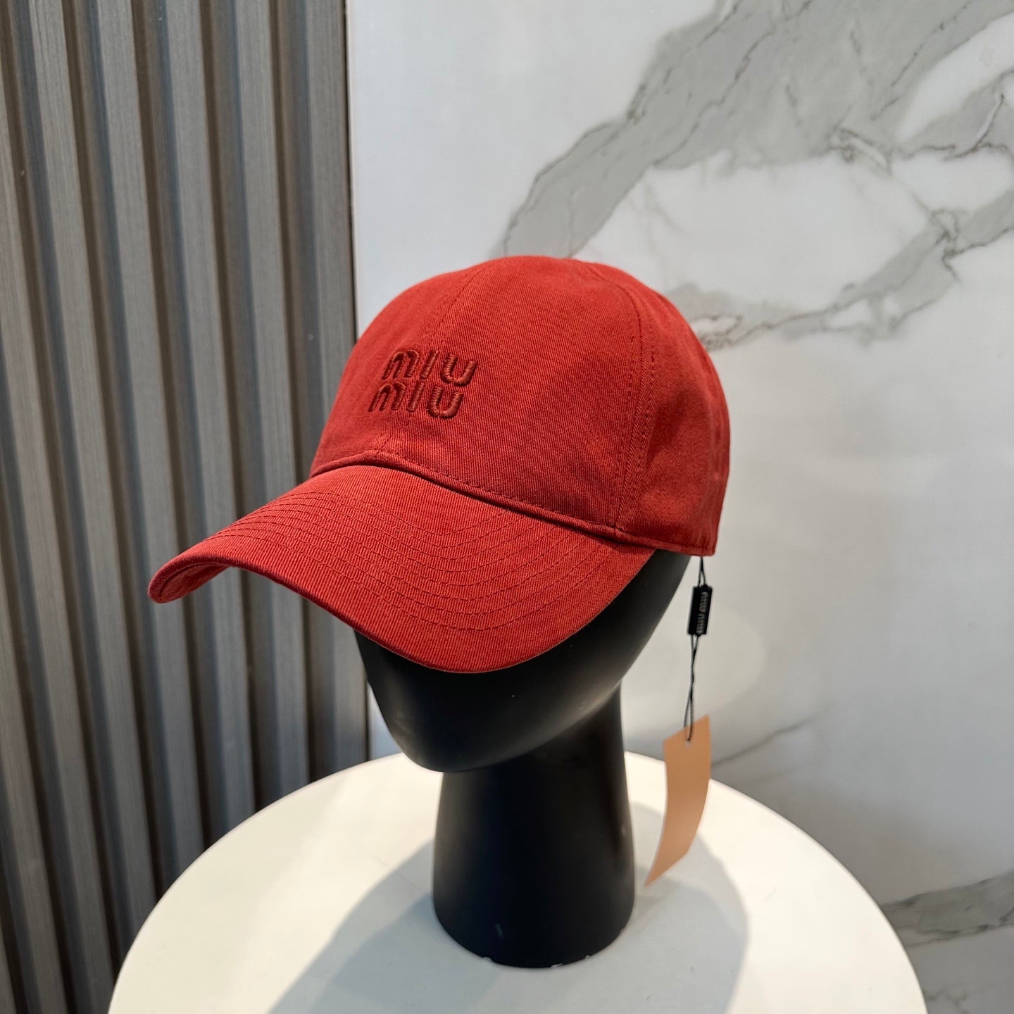 Miumiu Logo Cotton Hat 211745