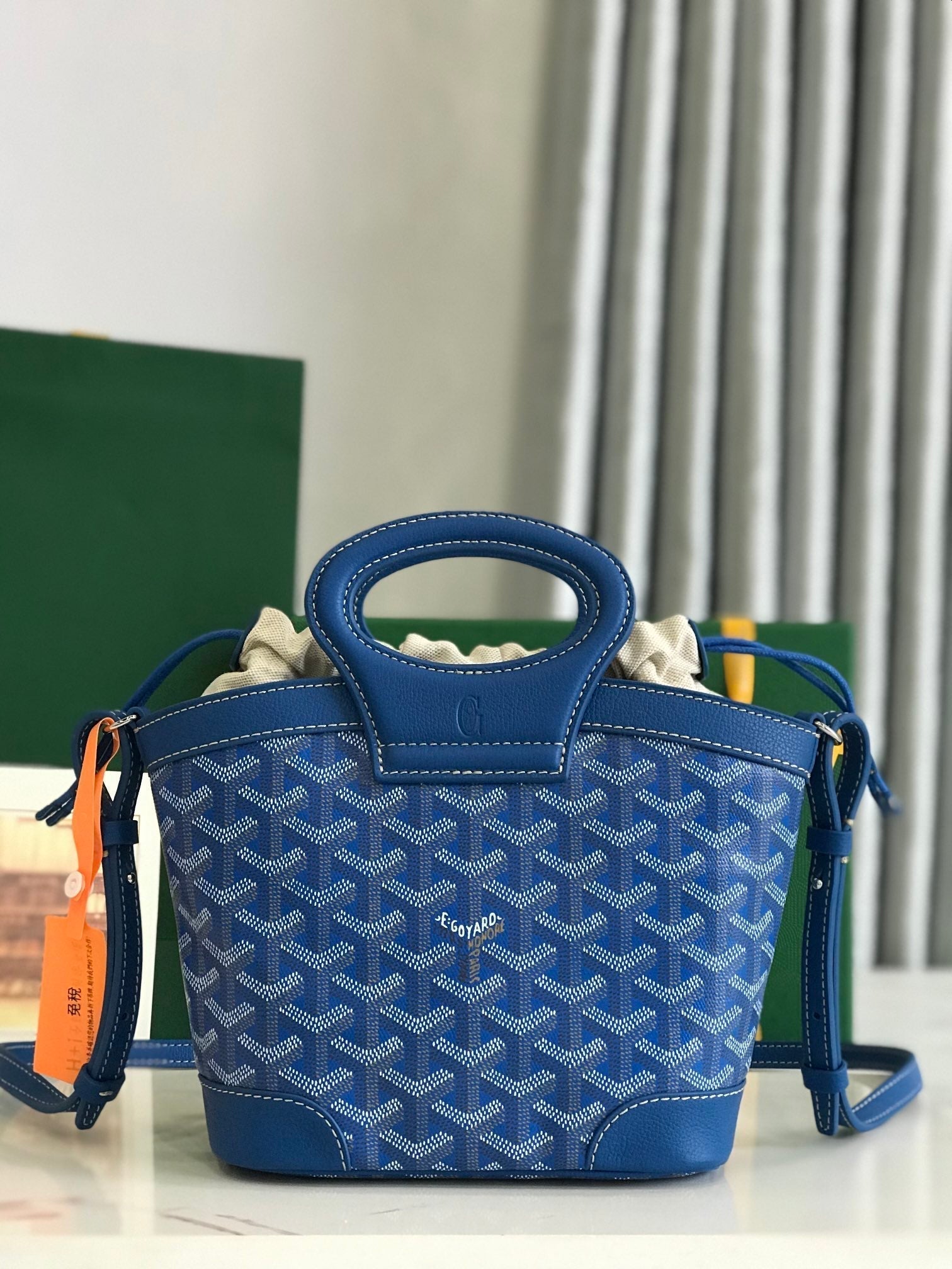 Goyard 2026 Beluga Bag 23cm Canvas Cowhide