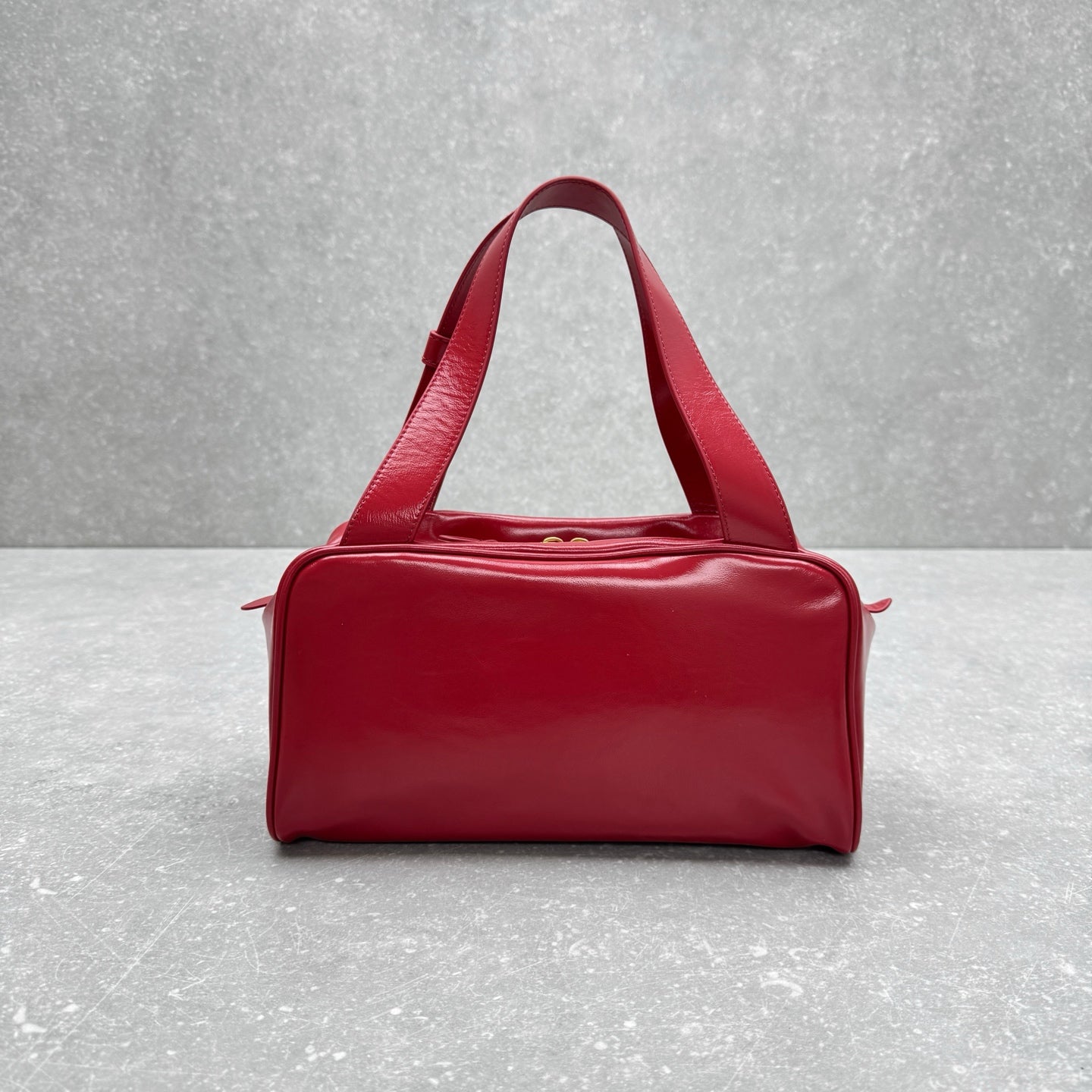 Miumiu 2026 Arcadie Bag 28cm Red and White Leather 351724
