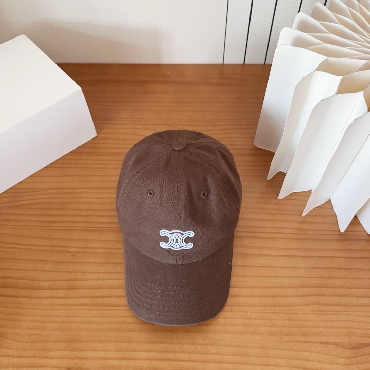 Celine Triomphe Baseball Cap Cotton 236302