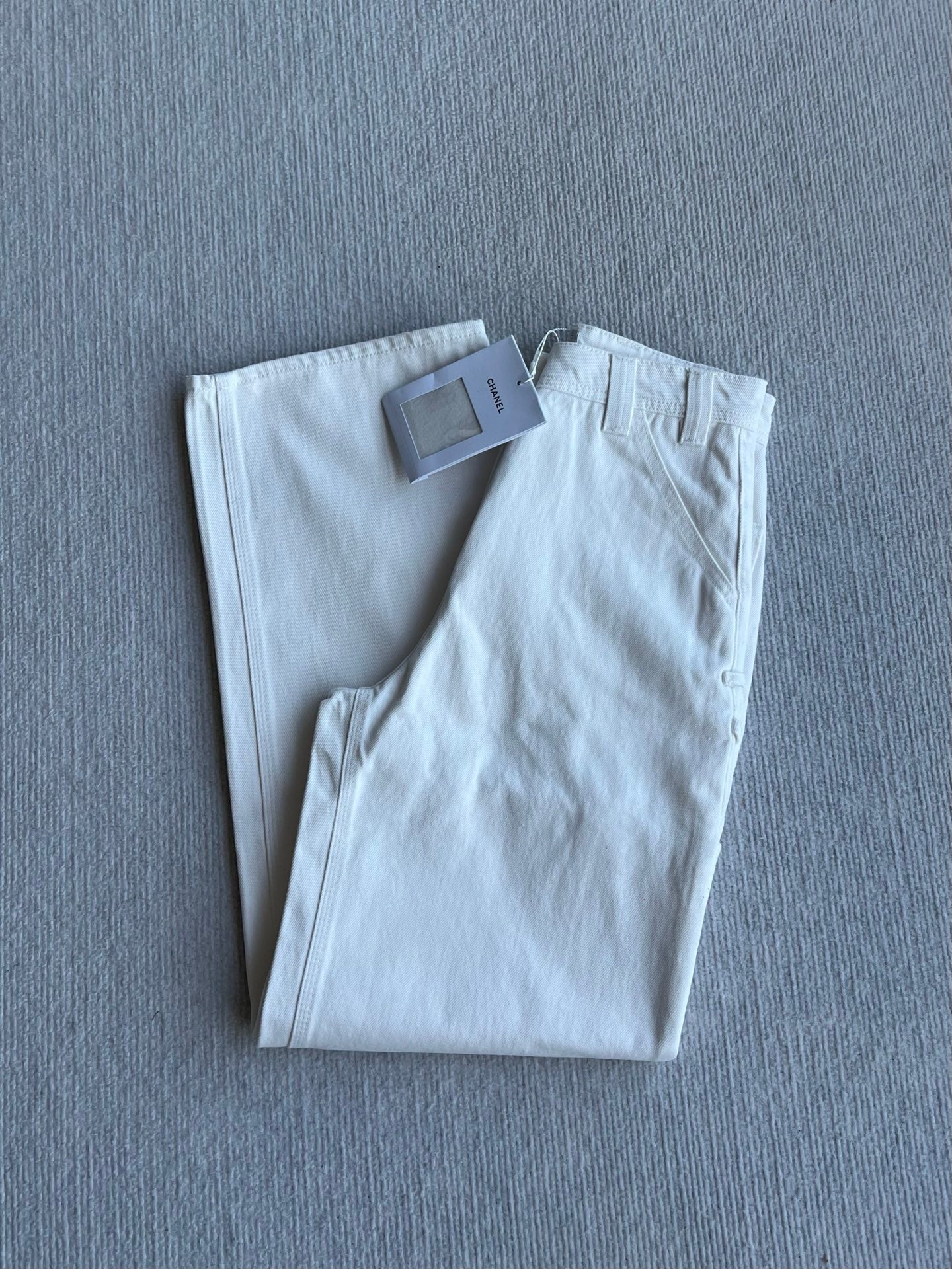 Chanel 2026 Jean Blue and White Cotton 360032