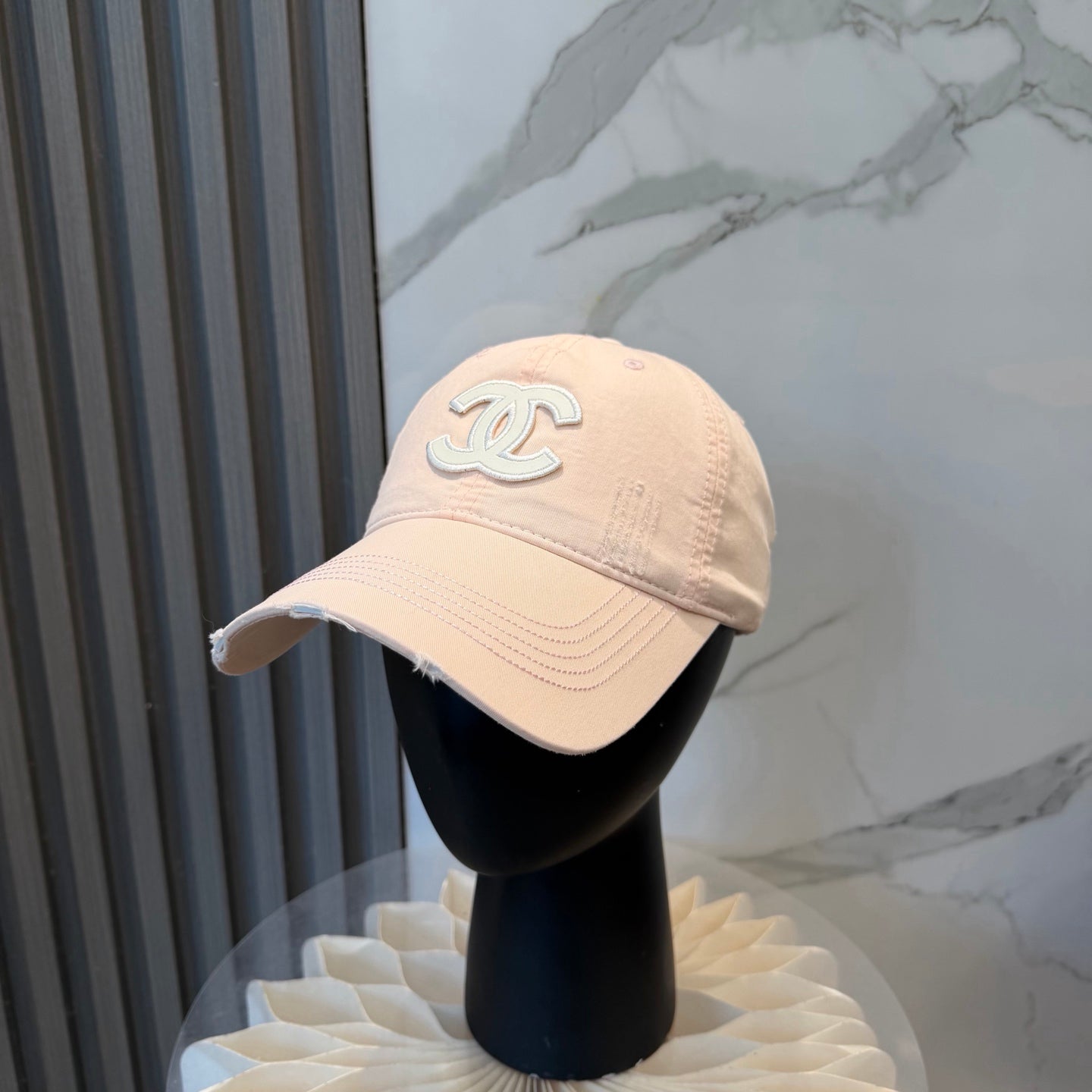 Chanel Logo Baseball Cap 295335