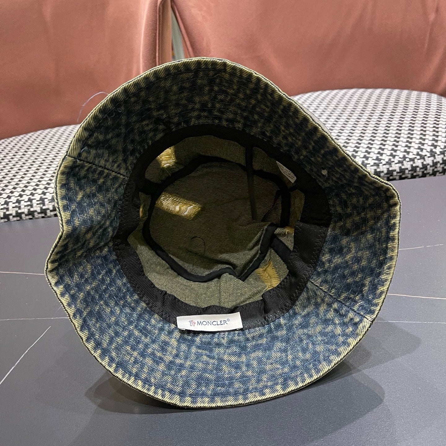 Moncler Denim Bucket Hat 196136