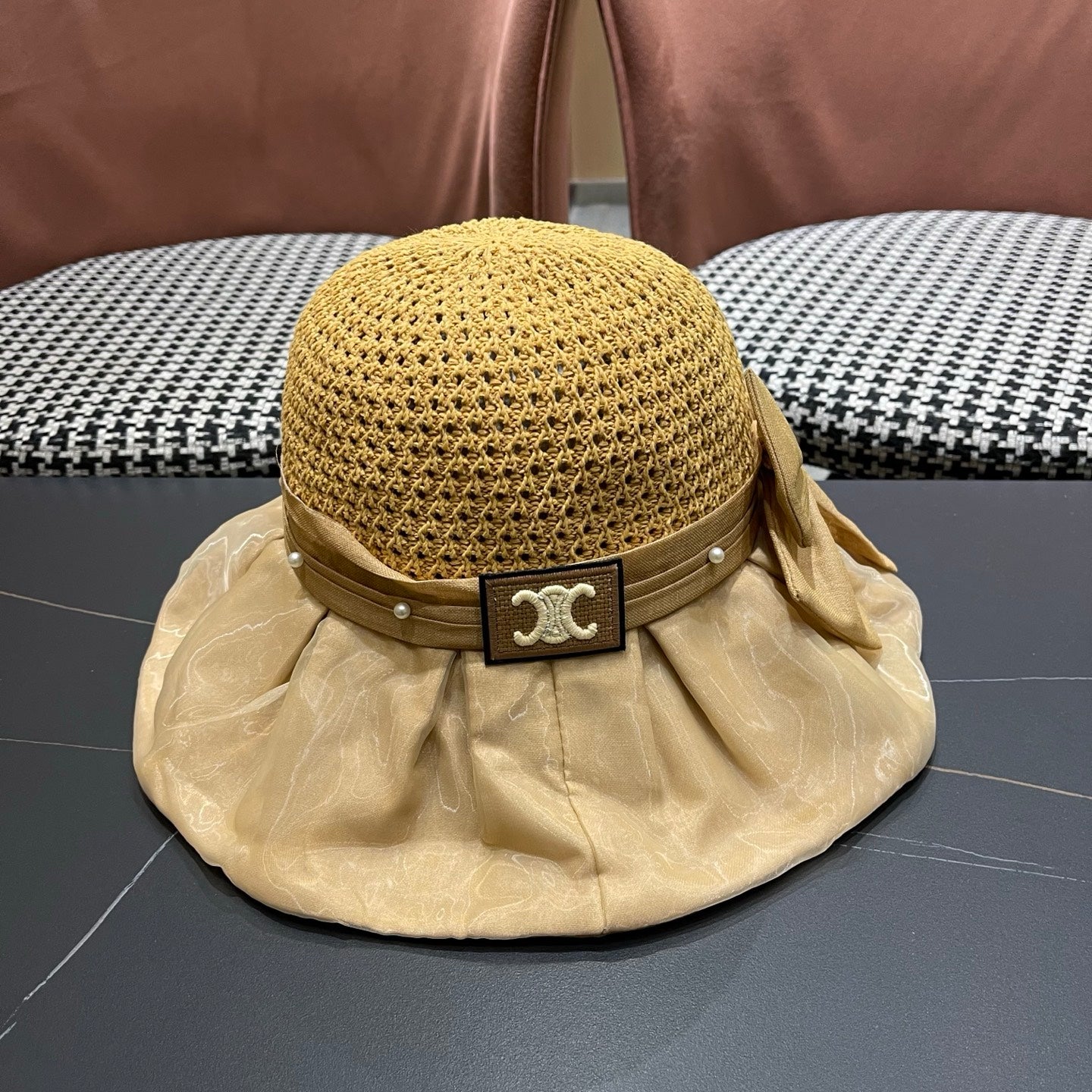 Celine Denim Sun Hat 196129