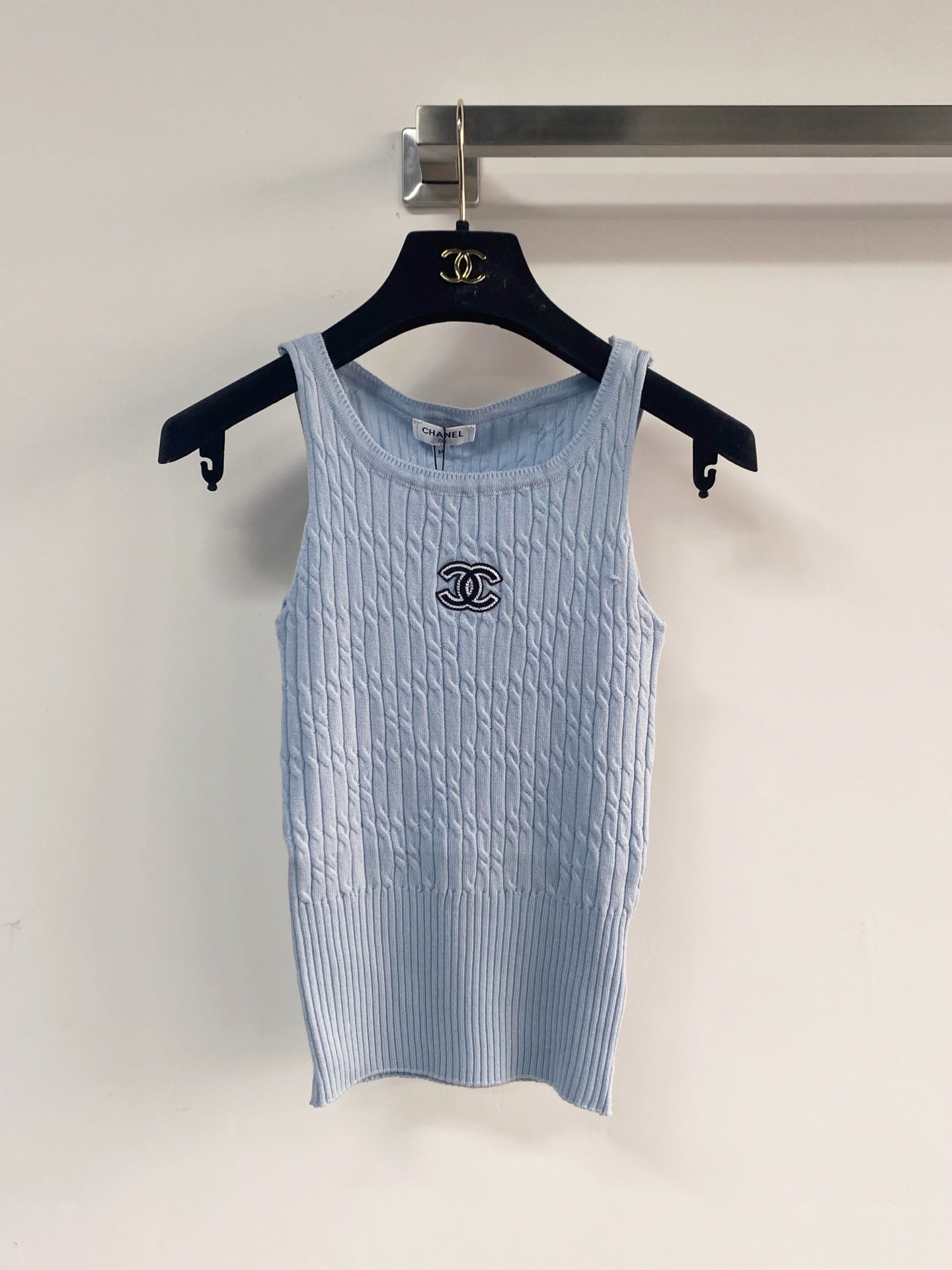 Chanel 2026 Knit Tank Top Wool Cashmere