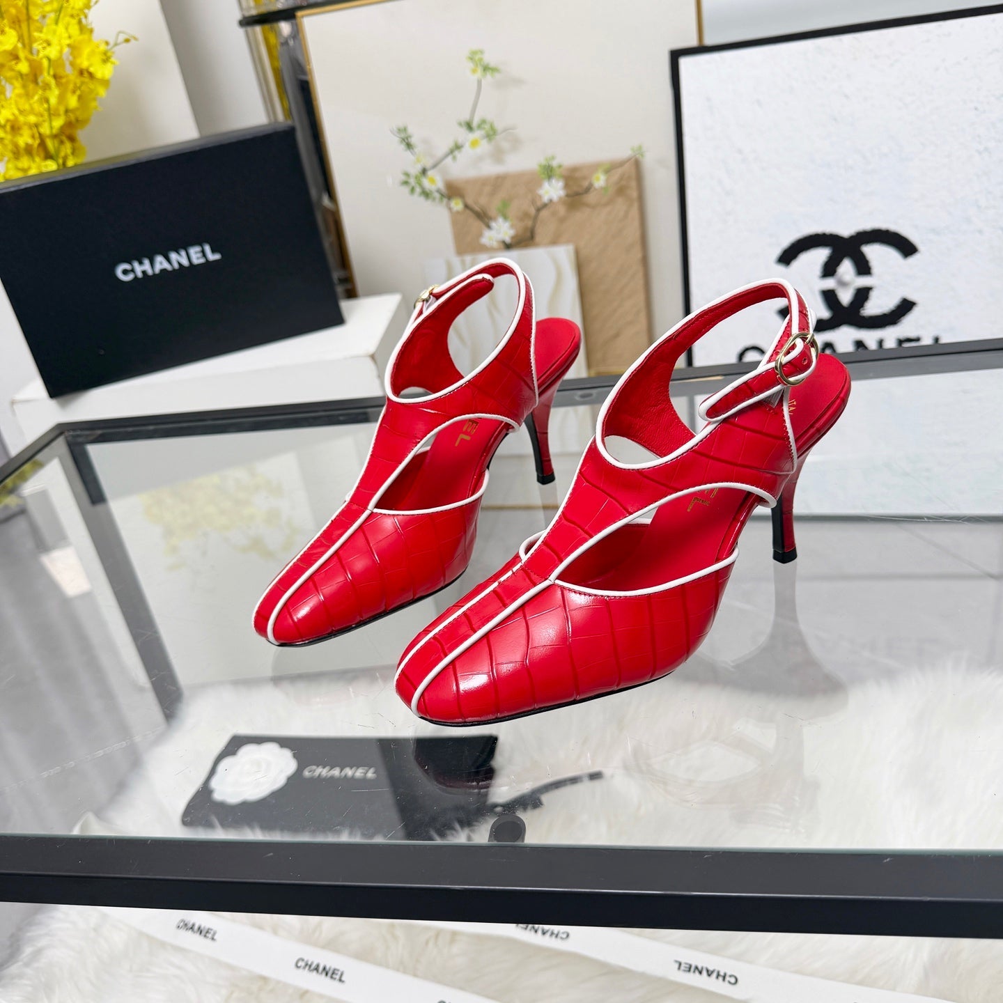 Chanel 2026 Slingback Pump 80mm Calfskin 183587