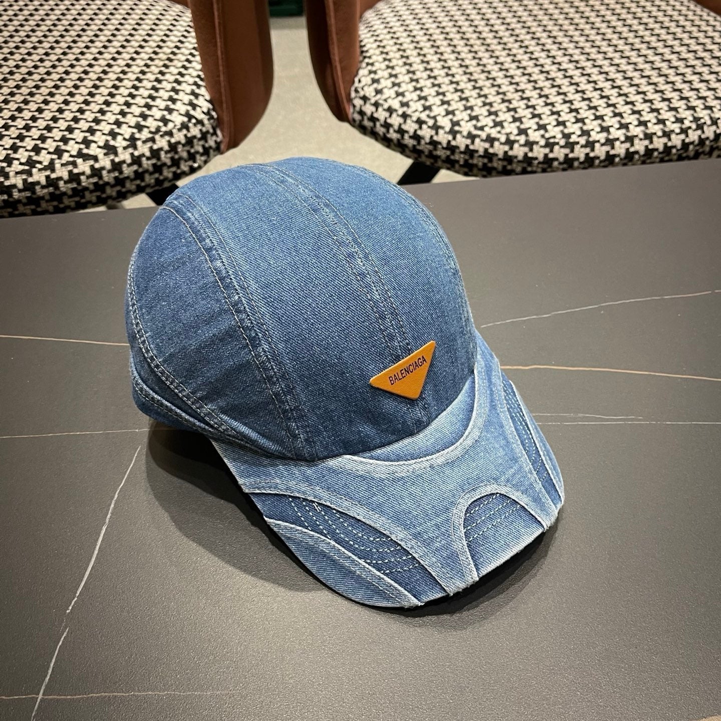 Balenciaga Logo Denim Hat 213509