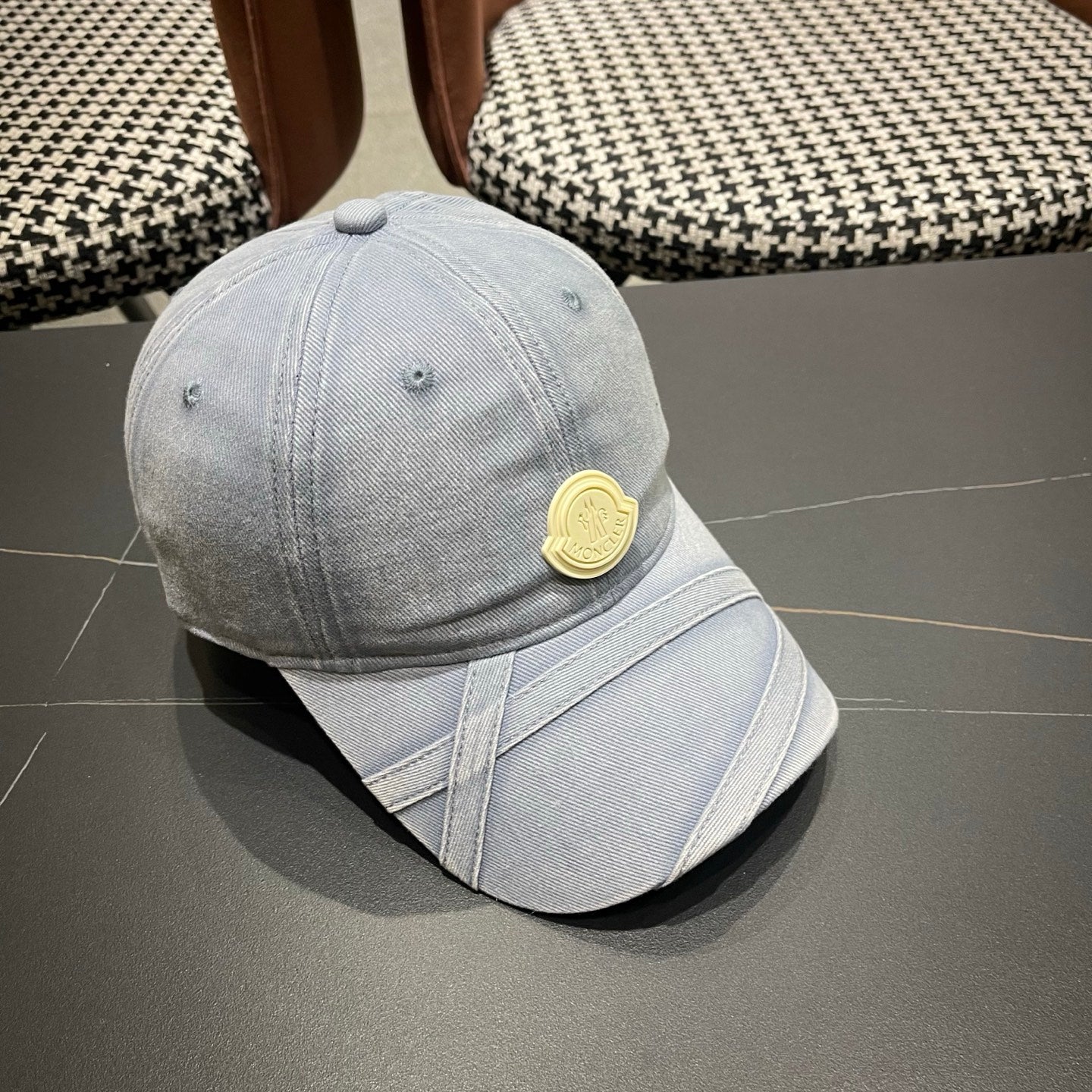 Moncler Logo Denim Hat 213495