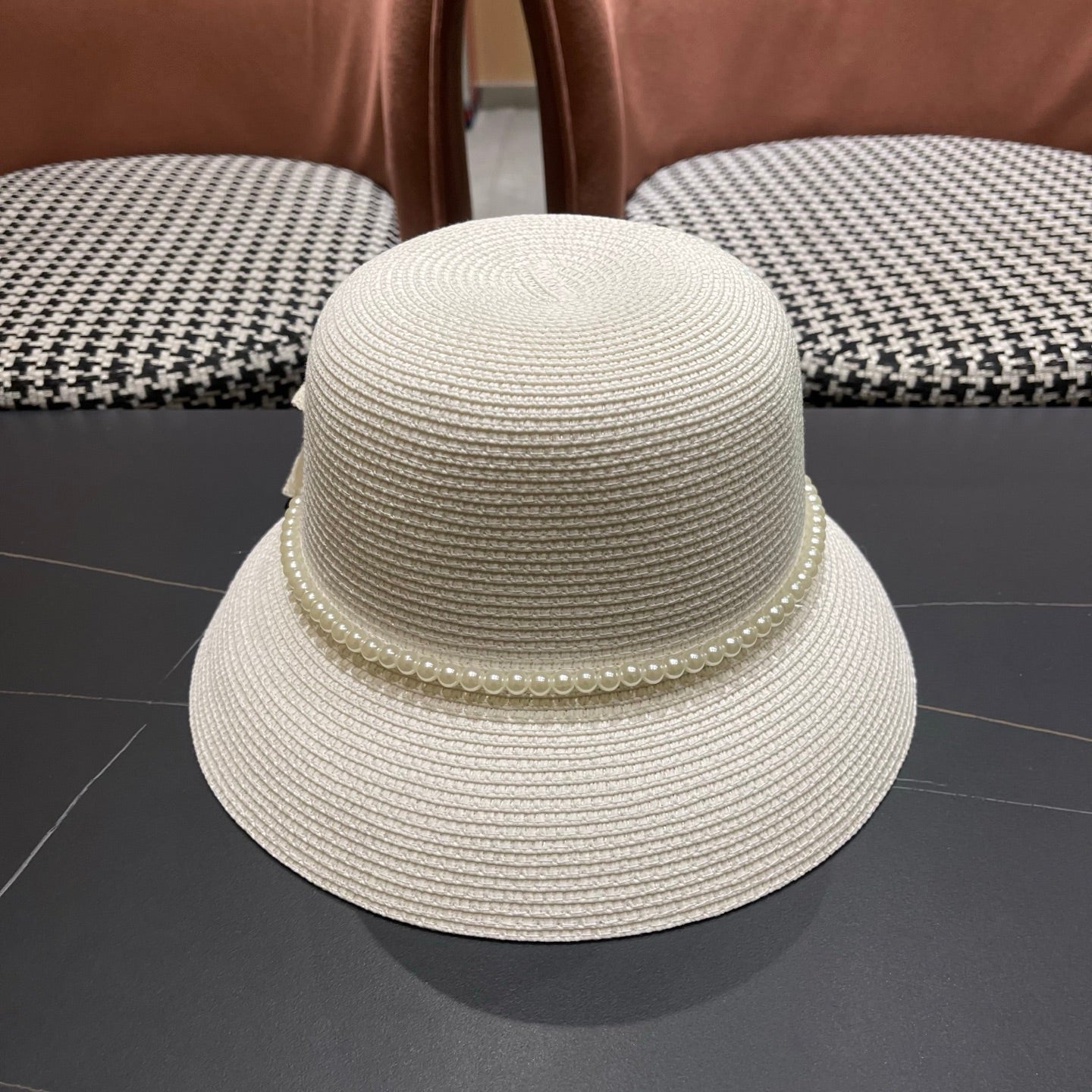 Dior Bow Pearl Hat 220997