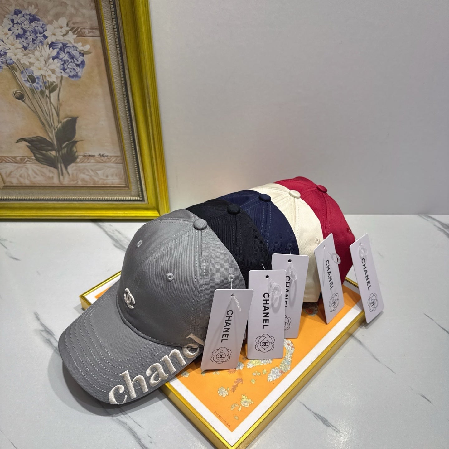 Chanel Logo Cotton Hat 195908