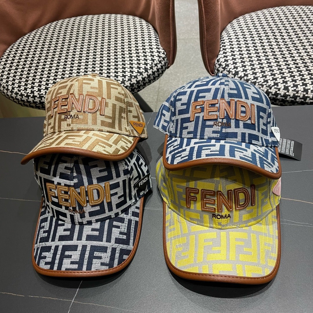 Fendi FF Motif Jacquard Baseball Cotton 196105