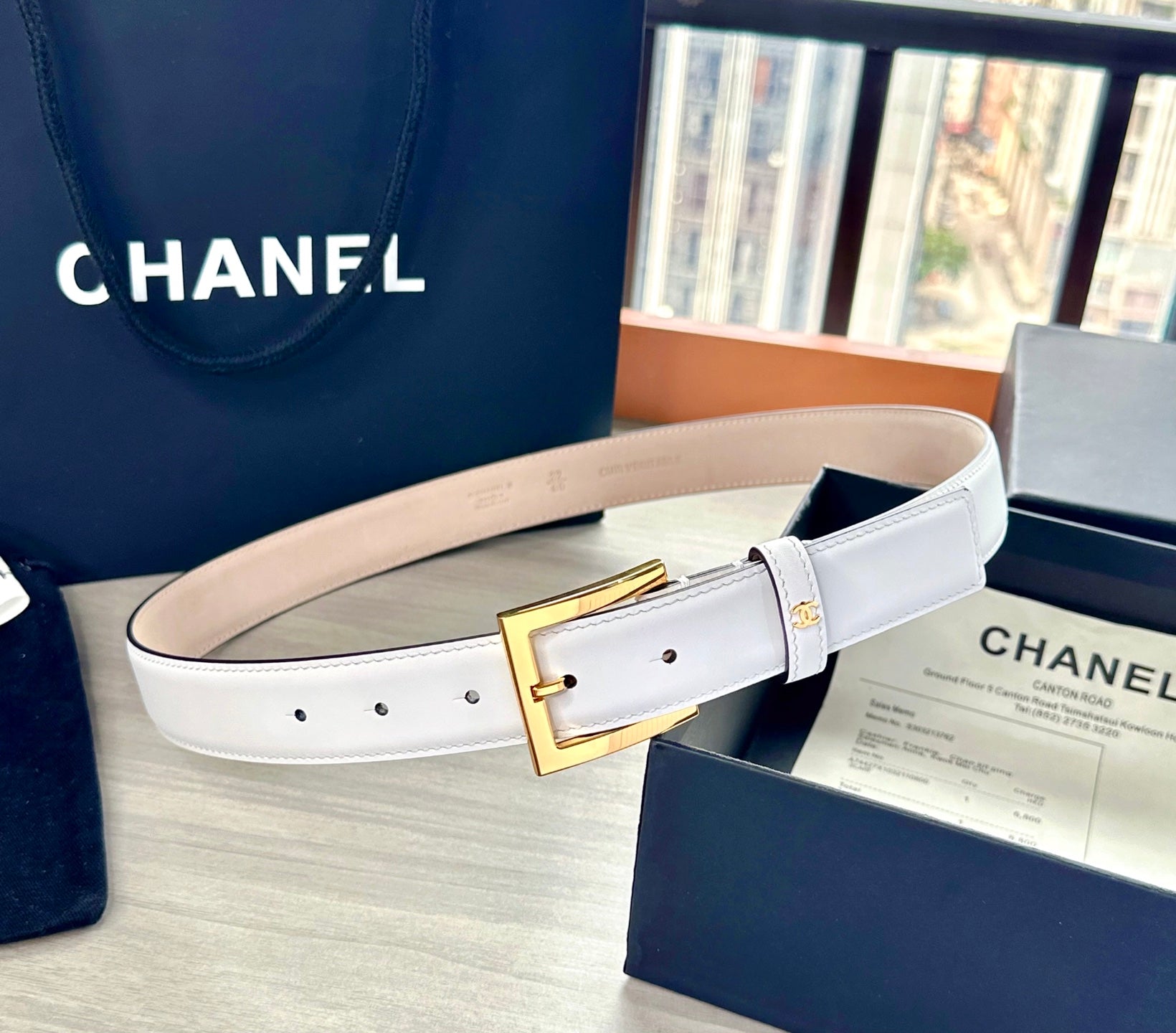 Chanel 2026 Belt 3.0cm Gold Buckle