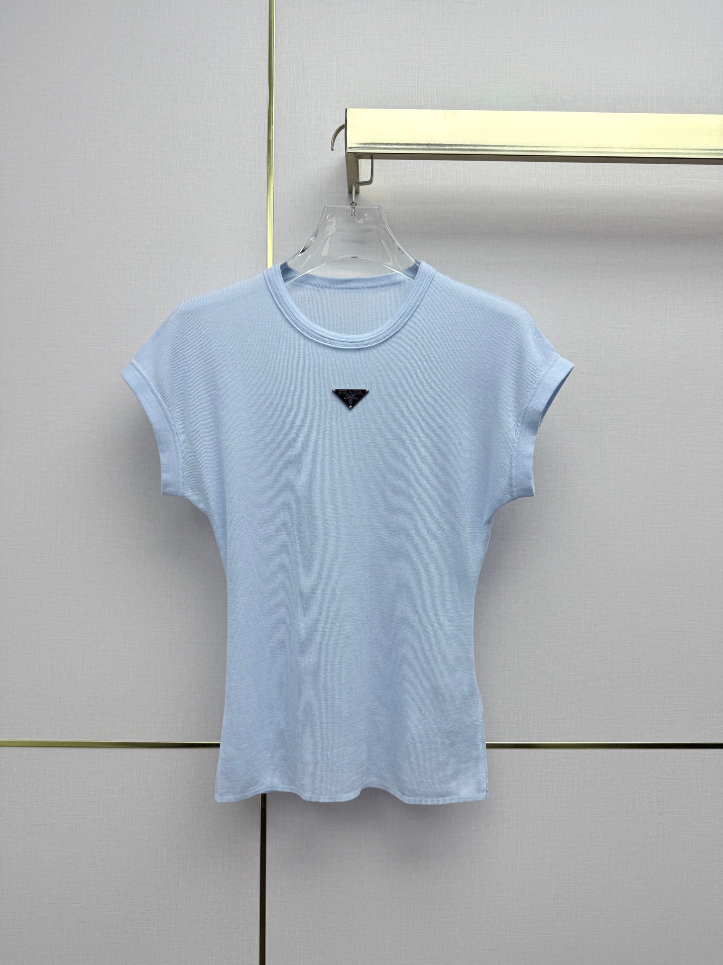 Prada 2026 Crew Neck Tencel Top 367690