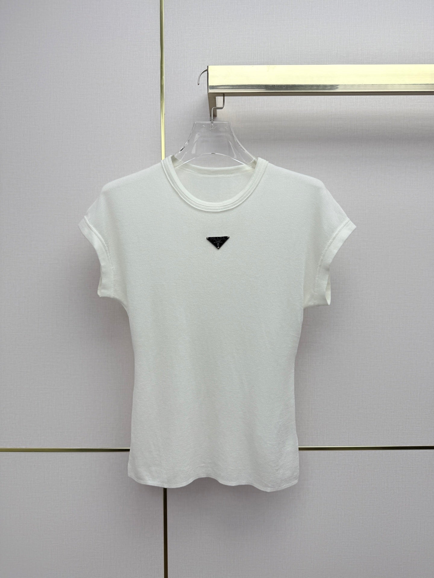 Prada 2026 Crew Neck Tencel Top 367690