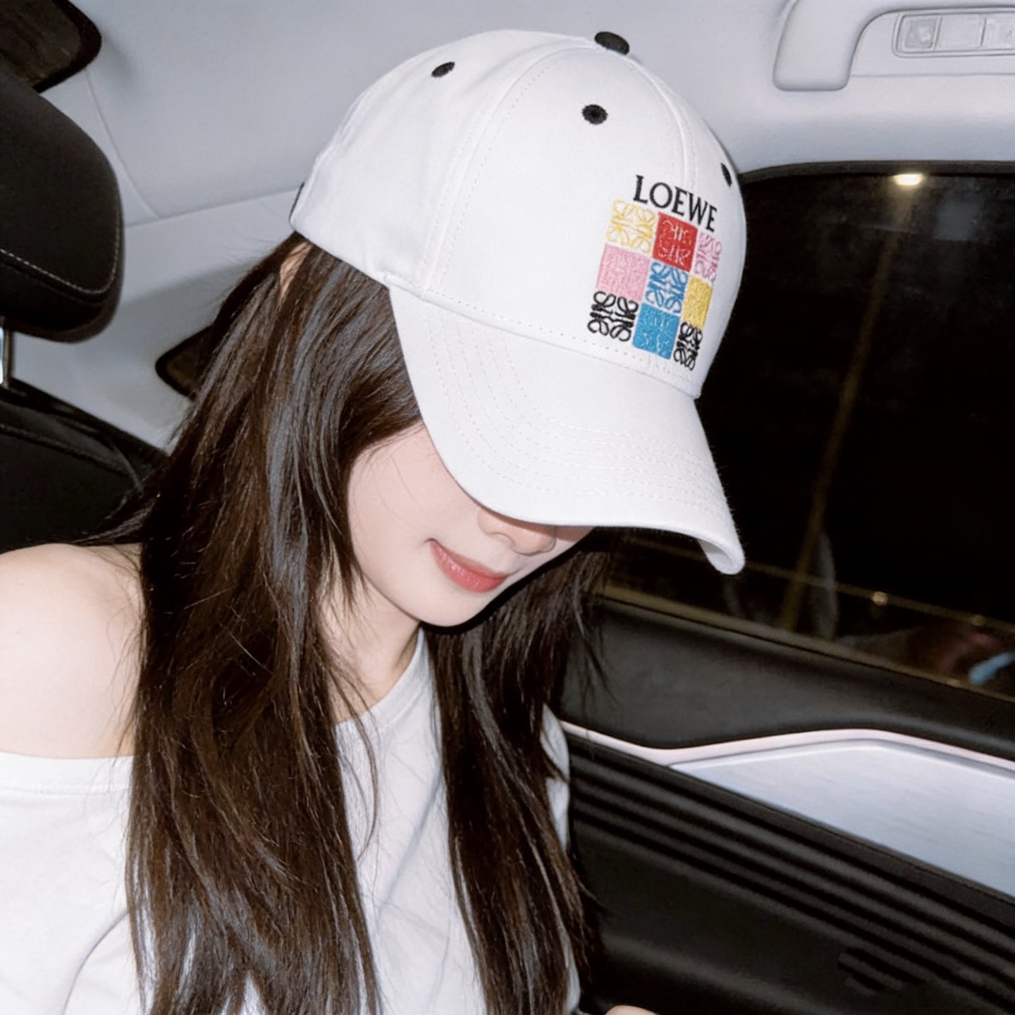 Loewe Embroidered Baseball Cap 295362