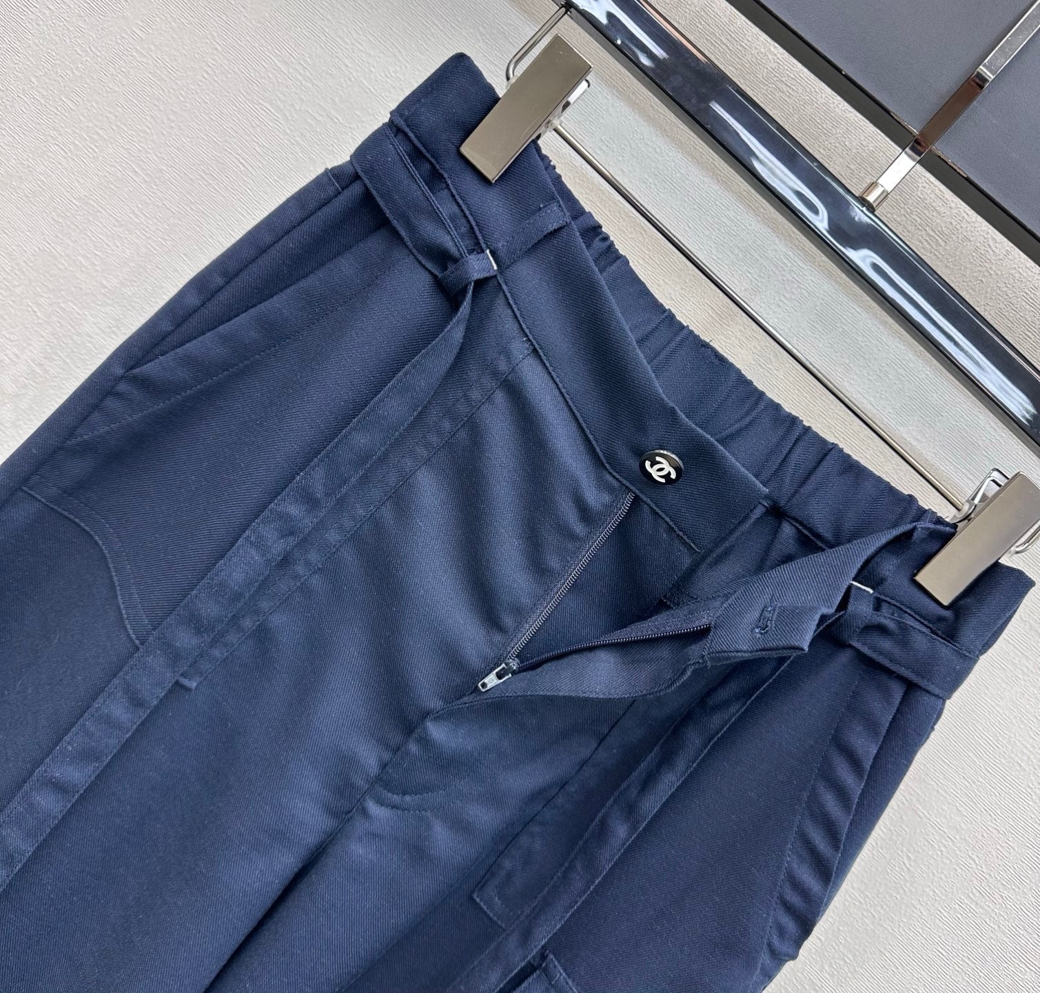 Chanel 2026 Drawstring Straight-leg Trouser Cotton 363900