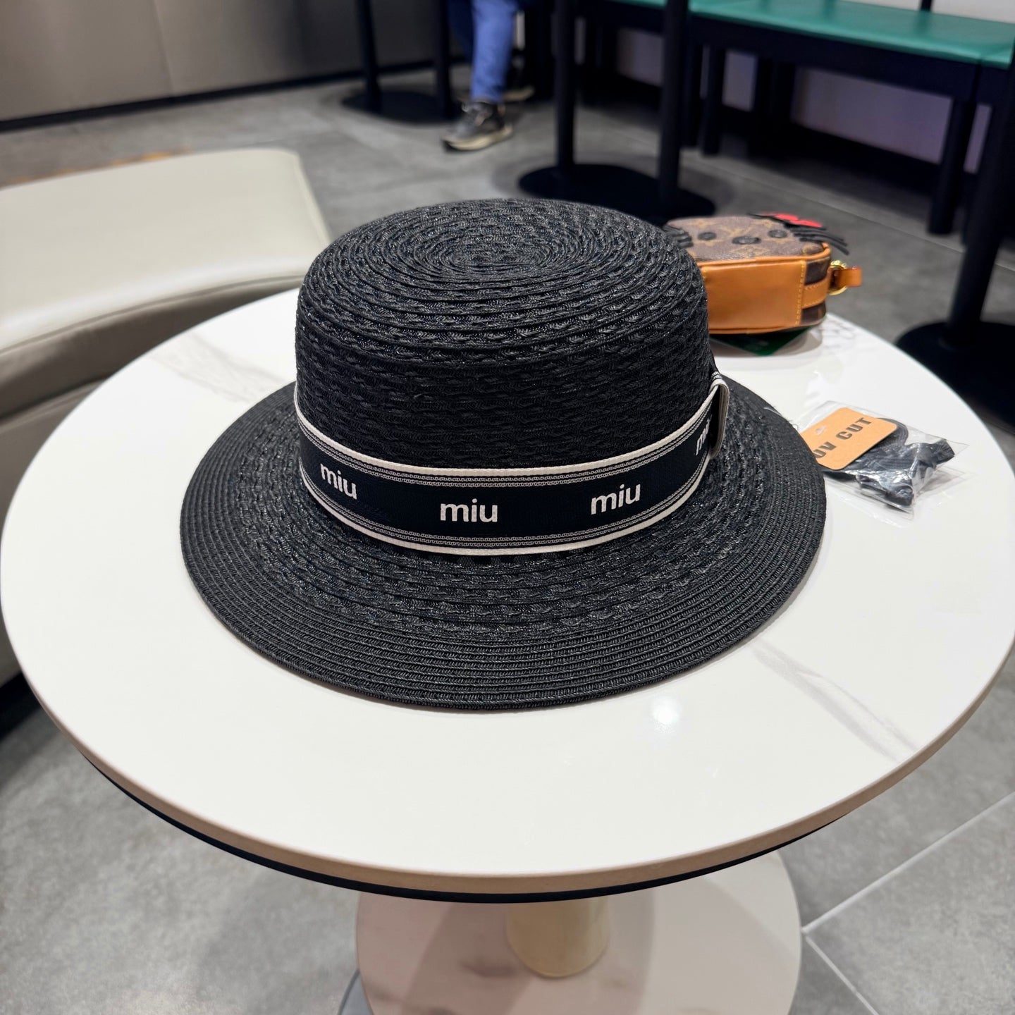 Miumiu Elegant Straw Hat 219118