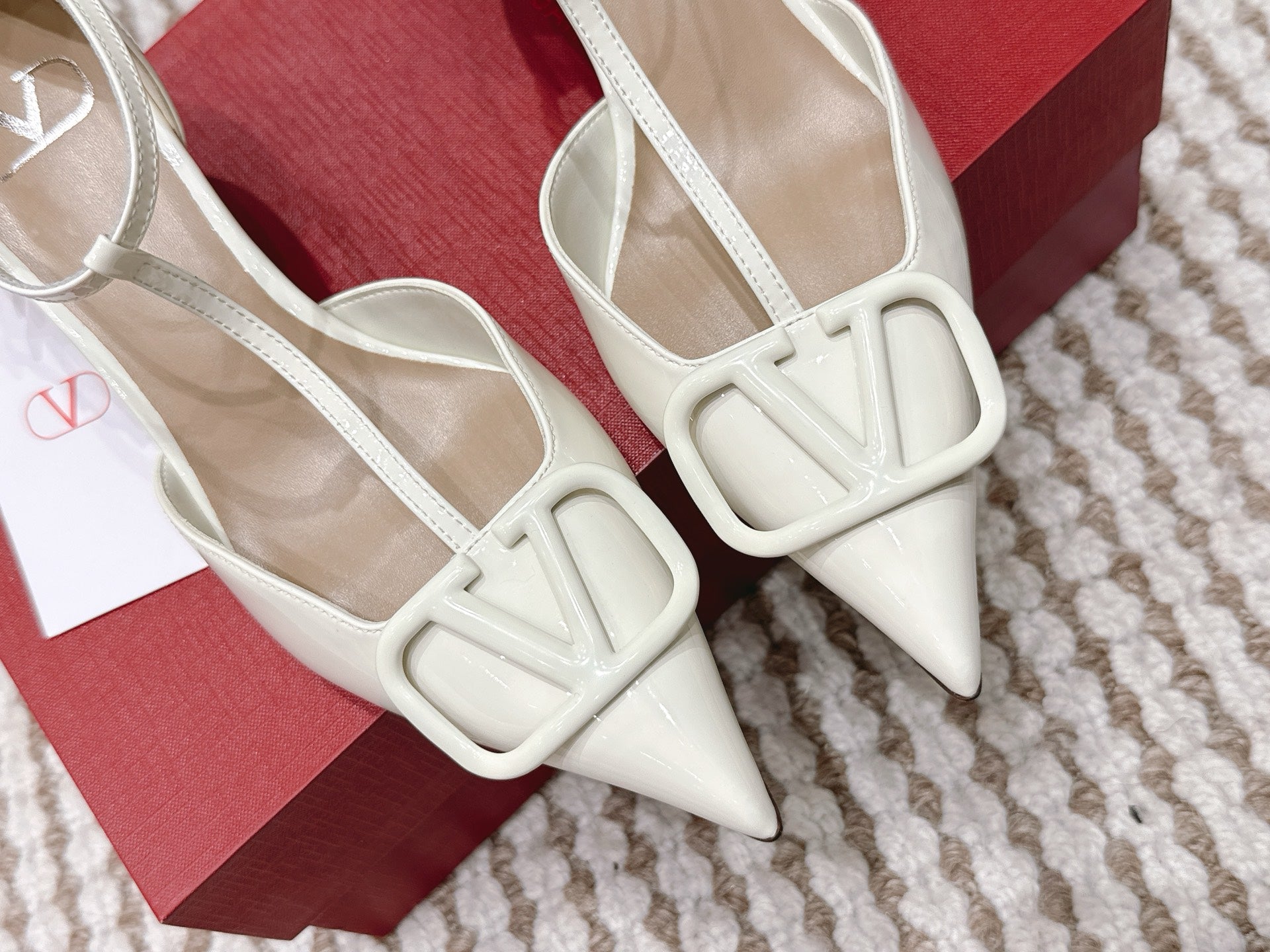 VT 26s High Heeled Open-toe Sandals 60 Patent Leather 722235