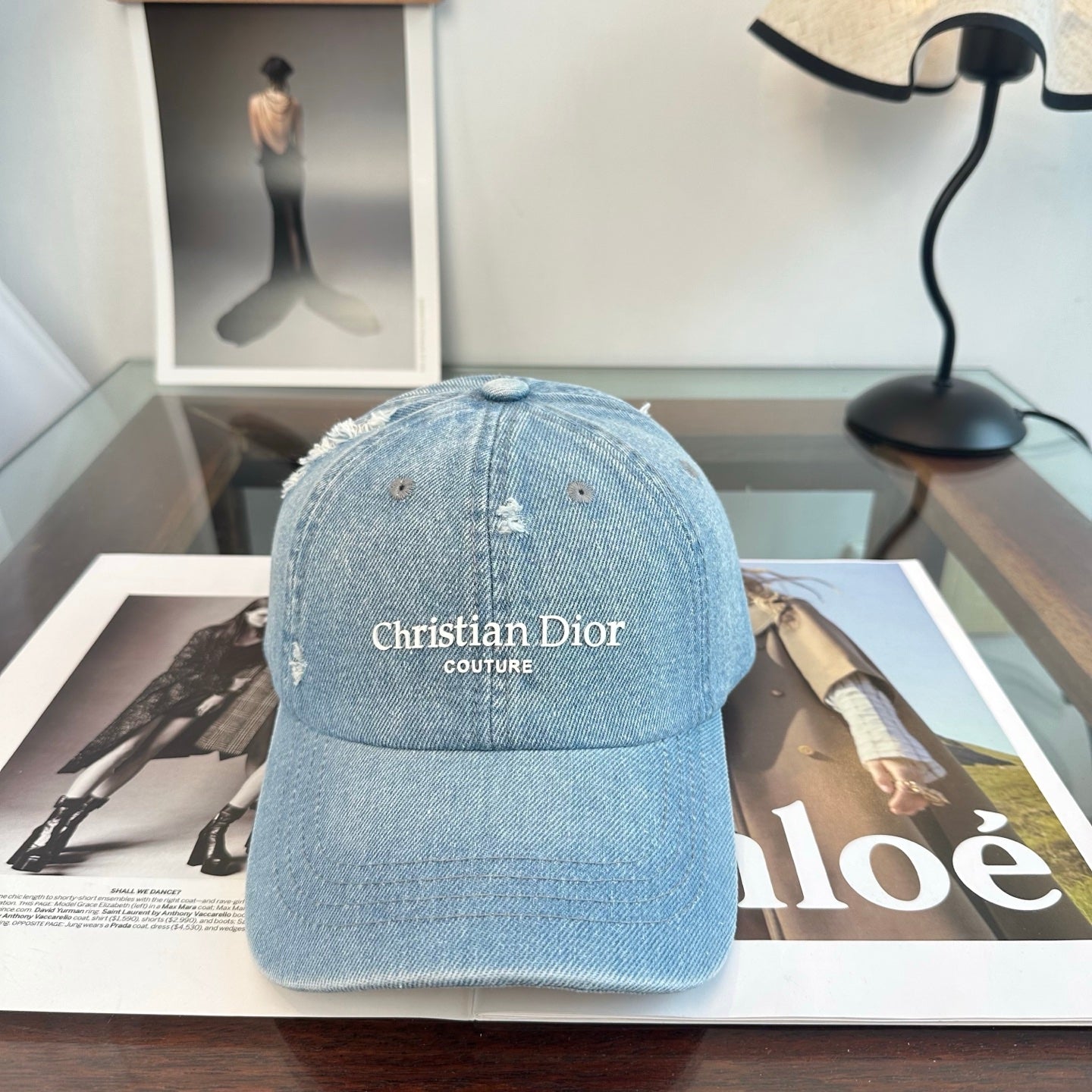 Dior Denim Baseball Cap 239121