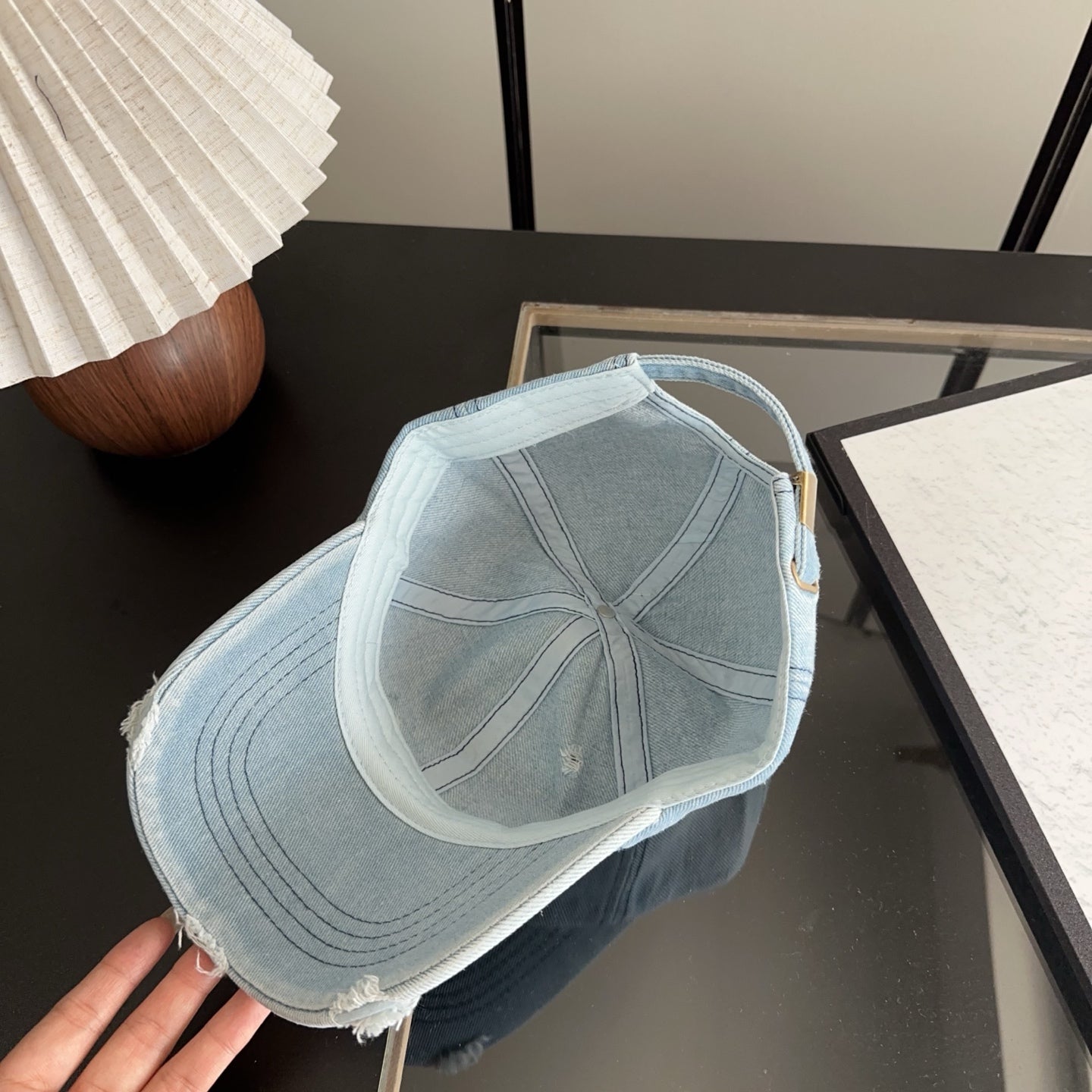 Chrome Hearts Retro Distressed Ripped Hat 299620