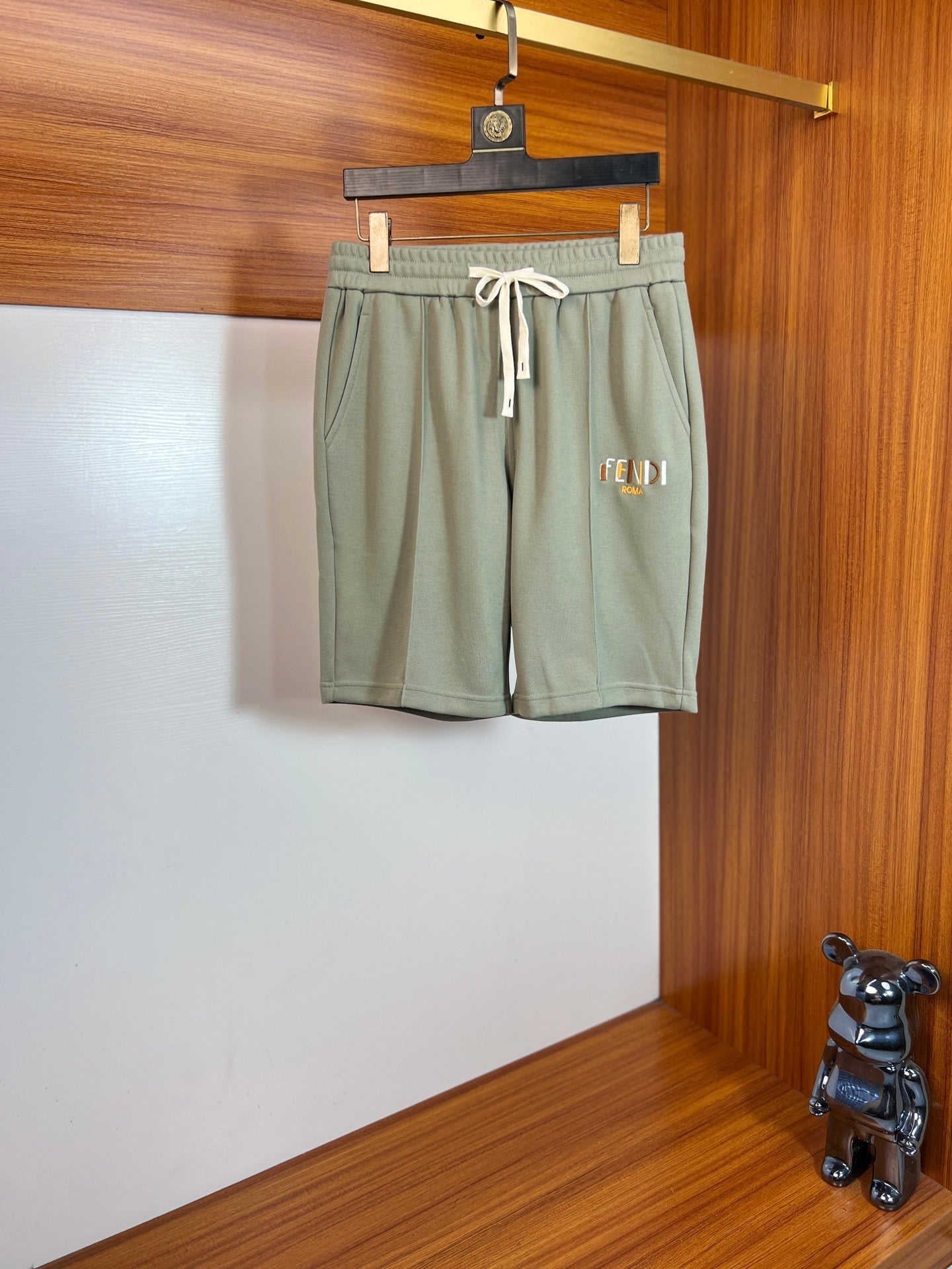 Fendi 2026 Men's Five-Point Shorts Cotton 804096