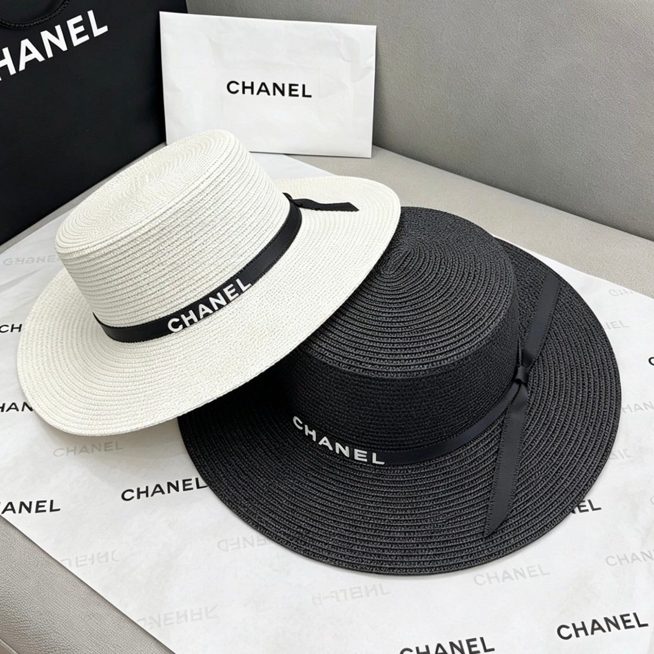 Chanel Flat Top Hat 212716