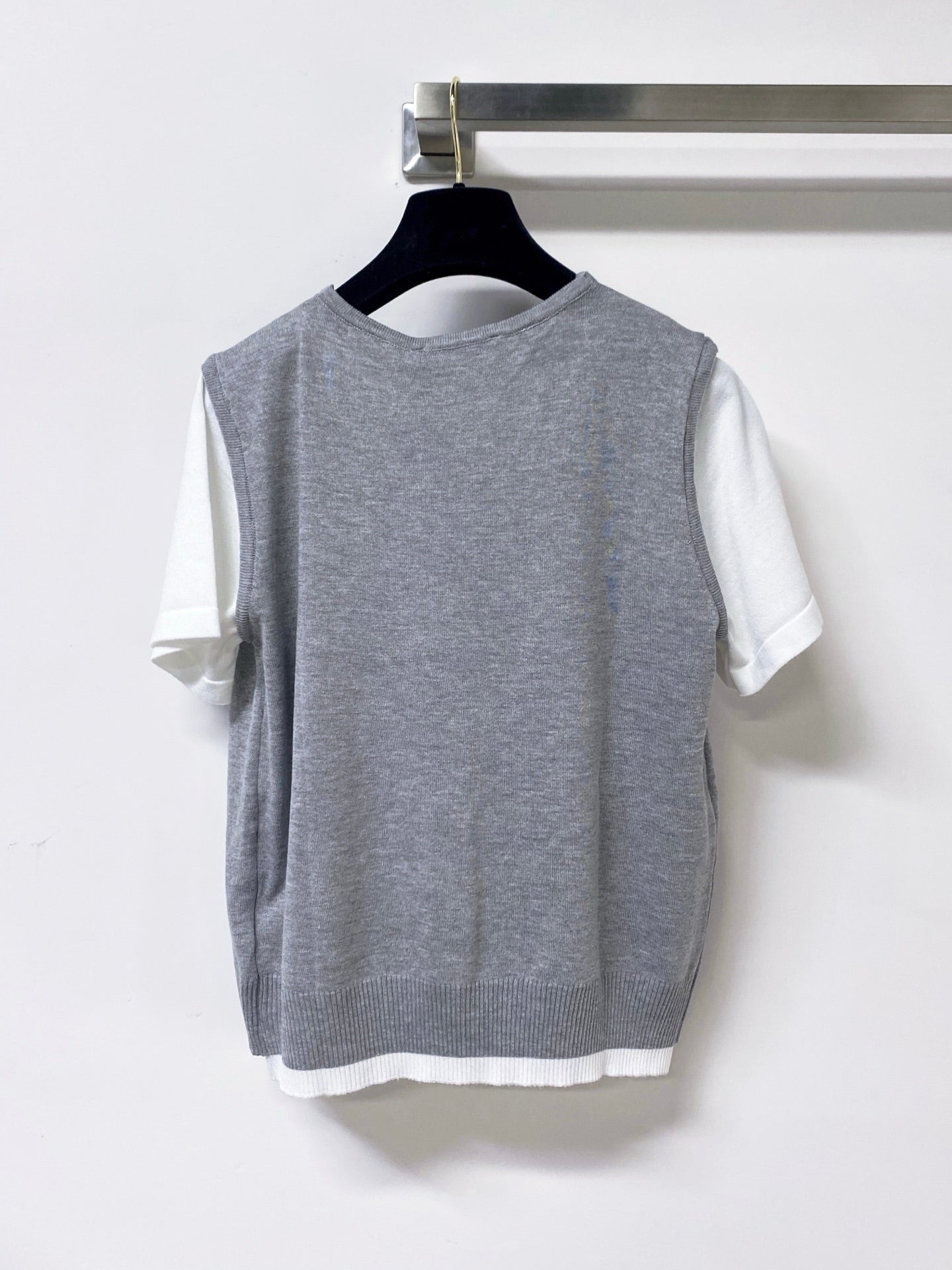 Dior 2026 Layered-look Knit Top Polyamide 442953