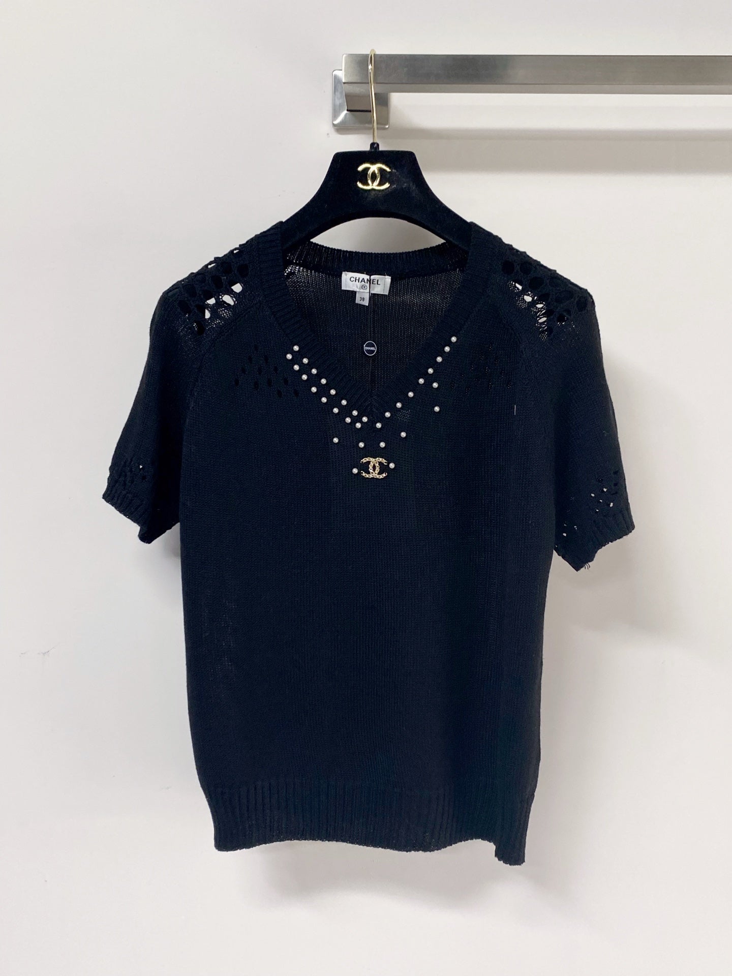 Chanel 2026 Short-Sleeve Shirt Nitrile Cotton 471933