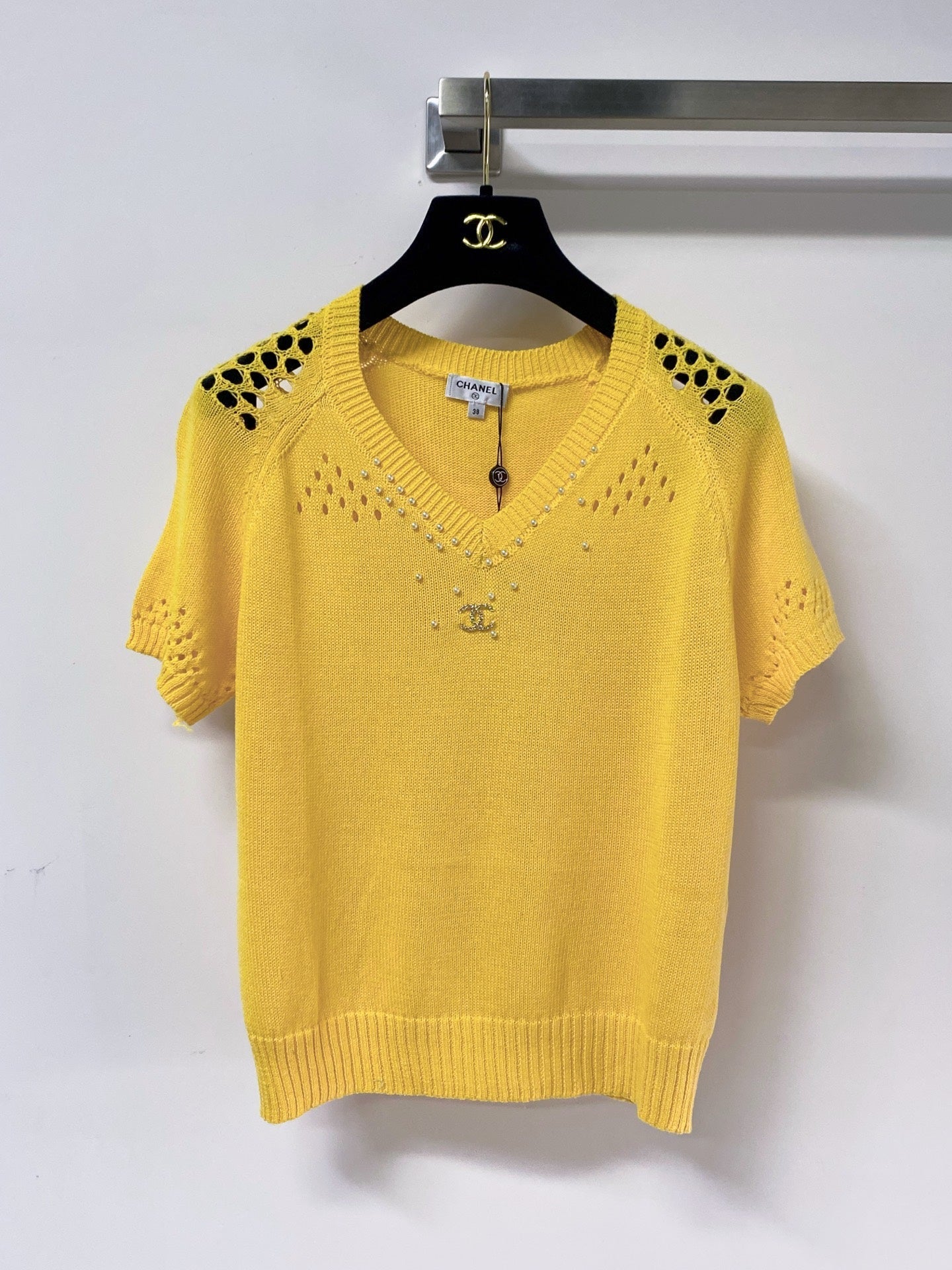 Chanel 2026 Short-Sleeve Shirt Nitrile Cotton 471933