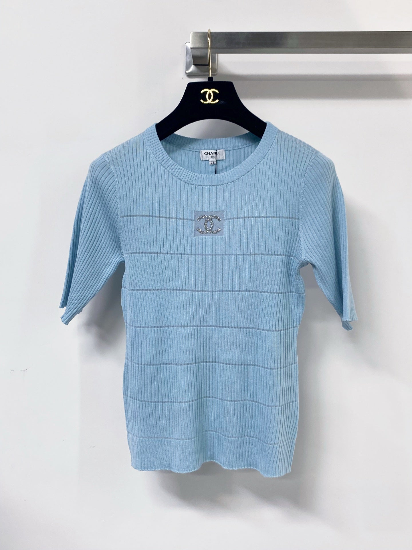 Chanel 2026 Short-Sleeve Shirt Laine Wool 479880