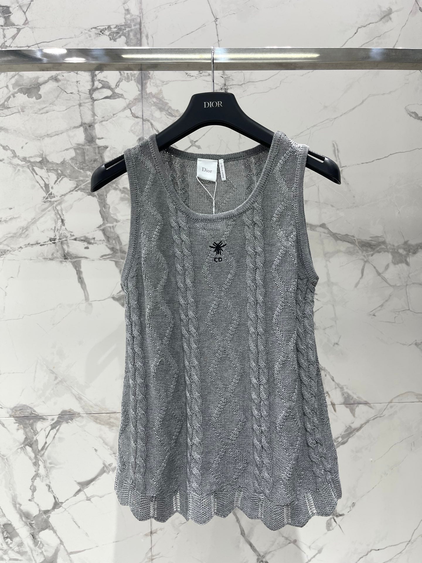 Dior 2026 Knitted Sleeveless Vest Cotton 482685