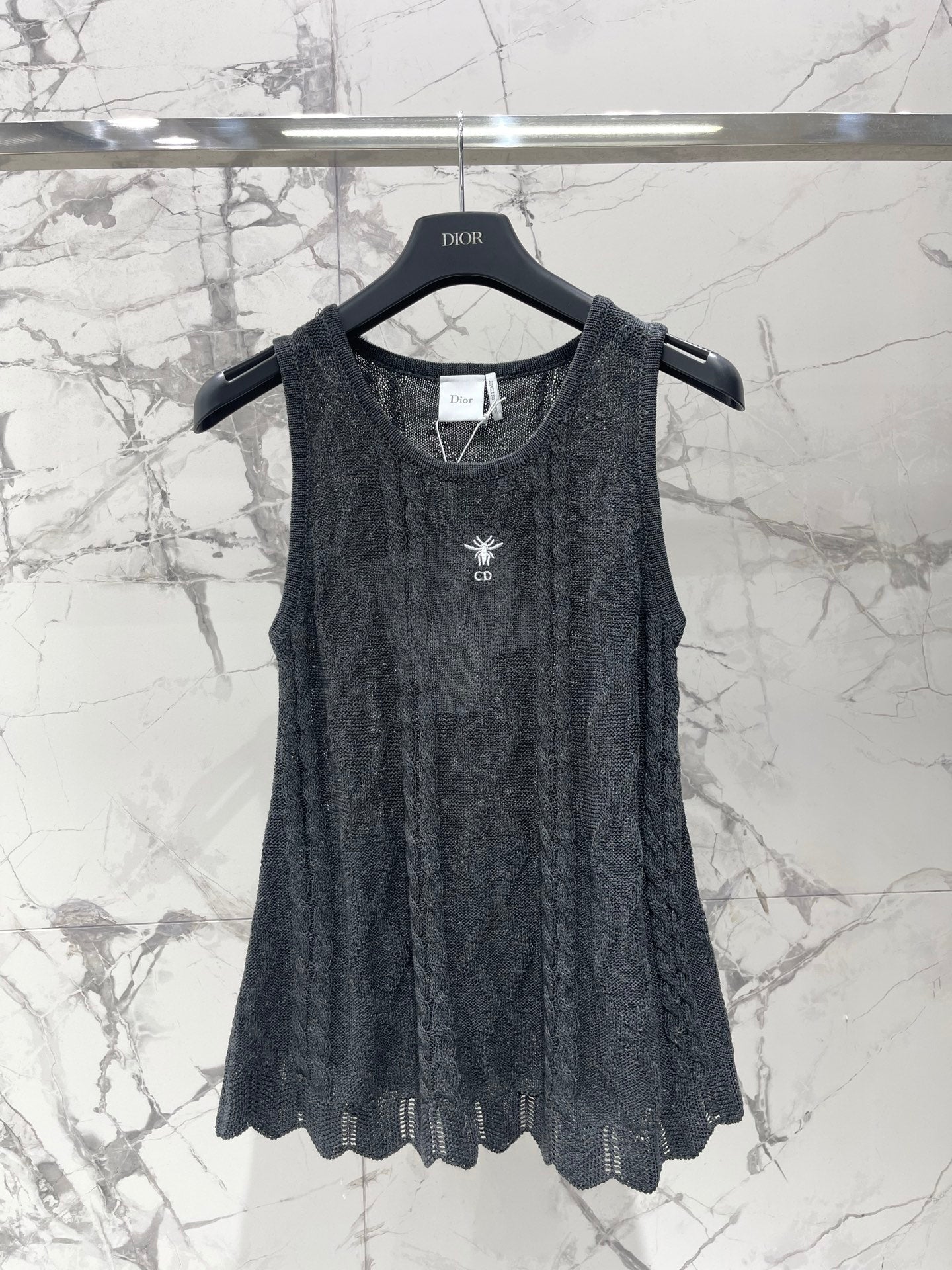 Dior 2026 Knitted Sleeveless Vest Cotton 482685