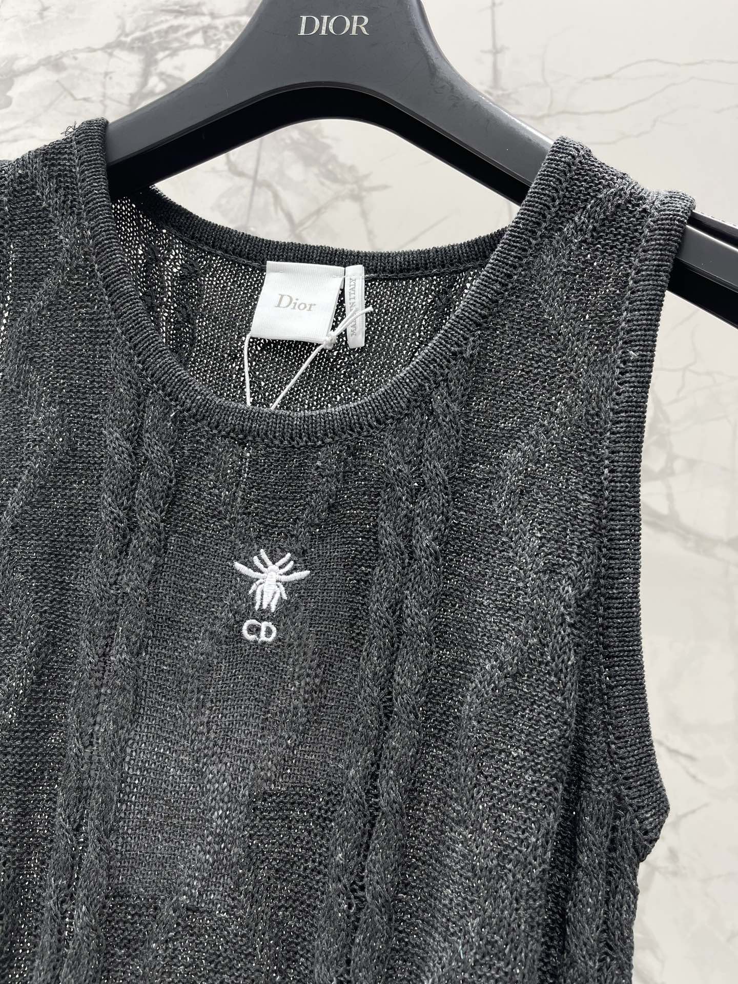 Dior 2026 Knitted Sleeveless Vest Cotton 482685